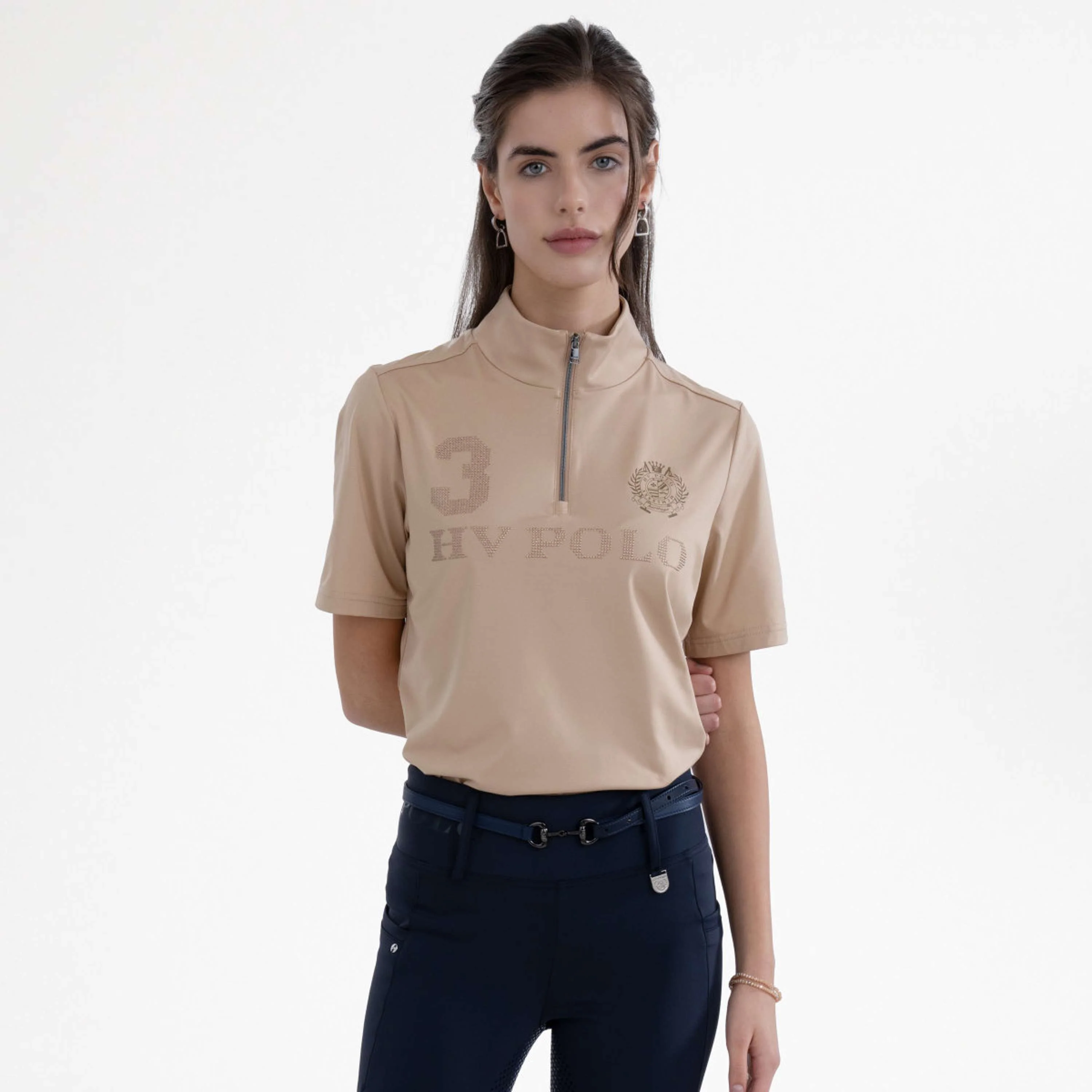 HV Polo Shirt HVPFavourite Champagne - Image 2