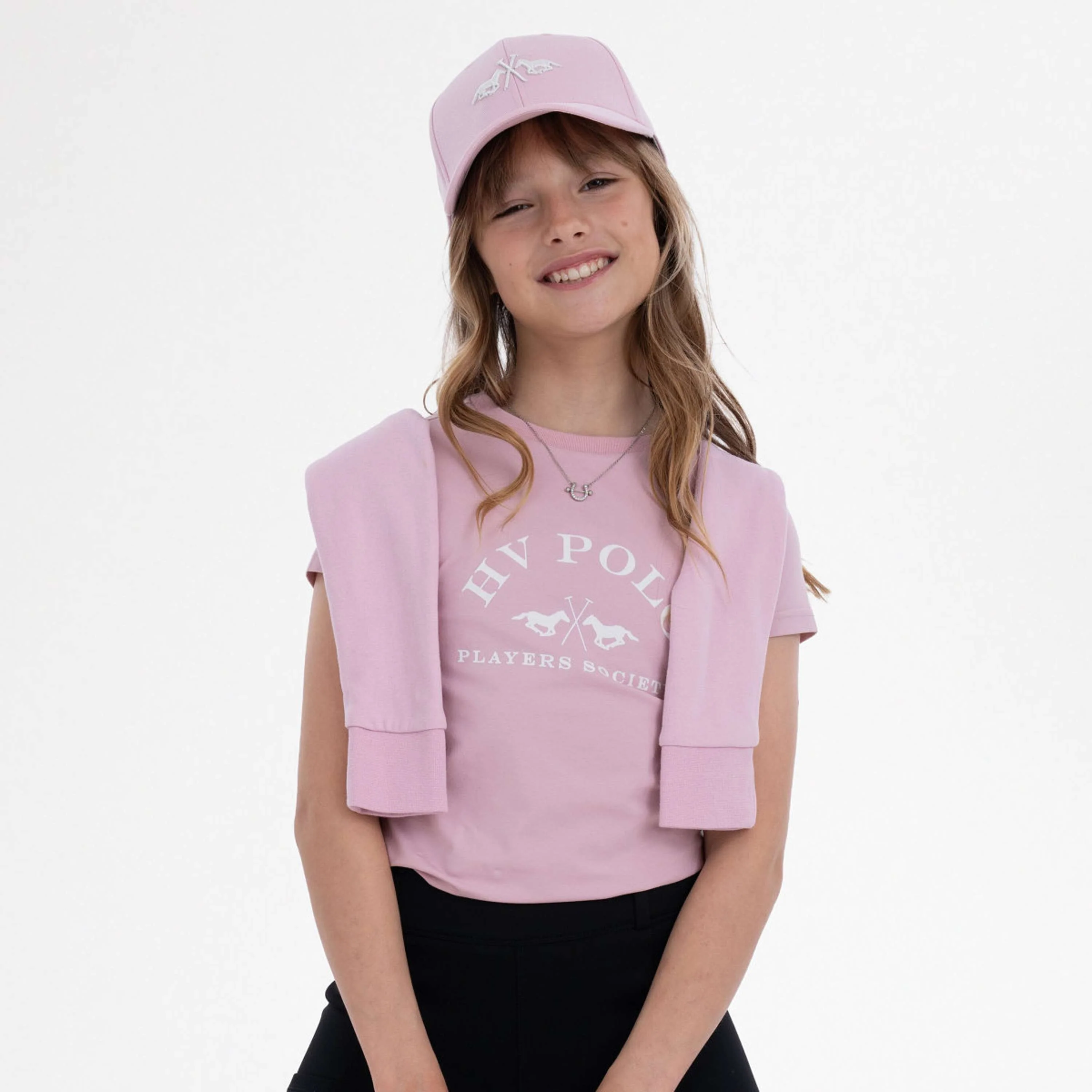 HV Polo T-Shirt HVPNatalie Kids Pretty Pink - Image 3