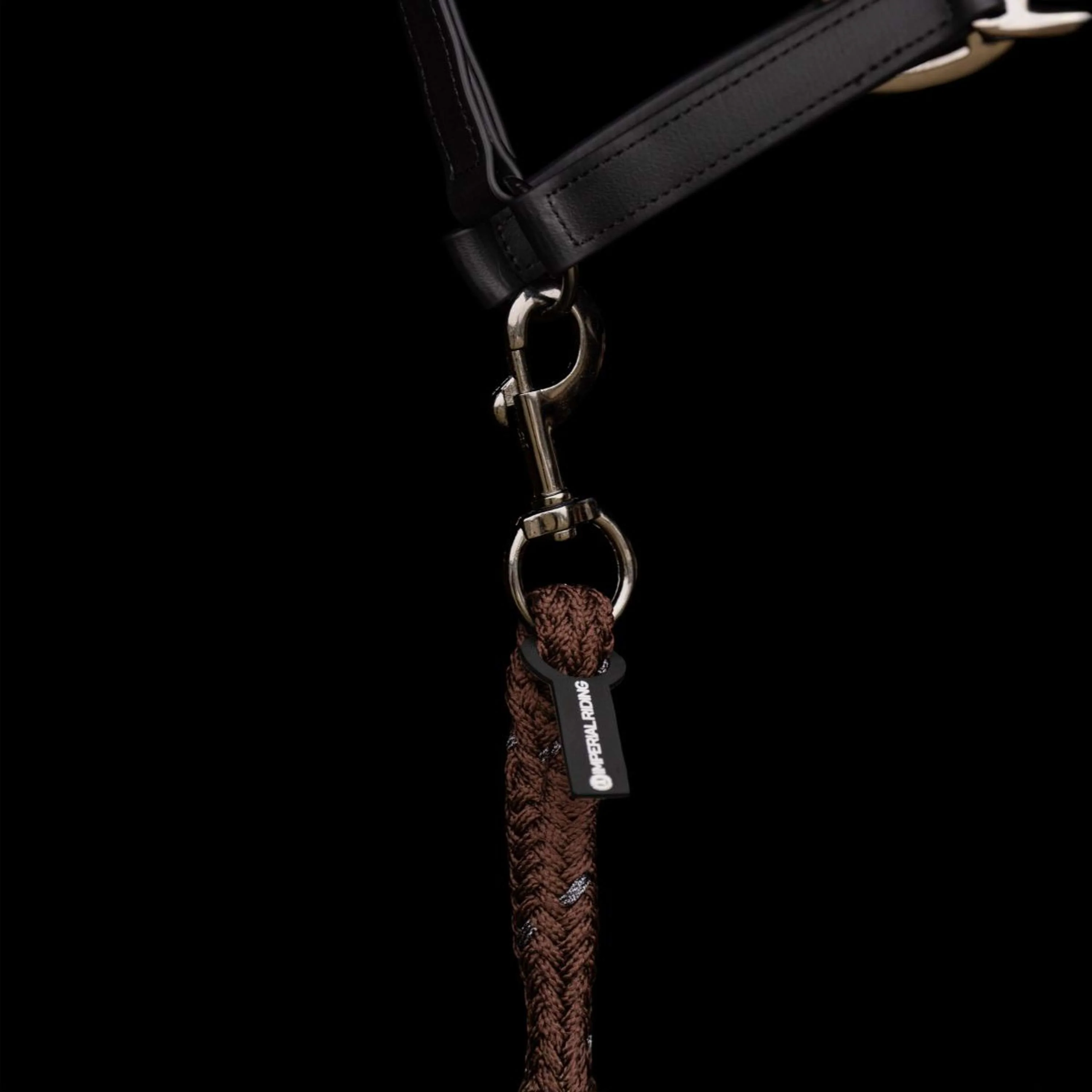 Imperial Riding Führstrick IRHDeluxe mit Karabinerhaken Bronze - Image 2