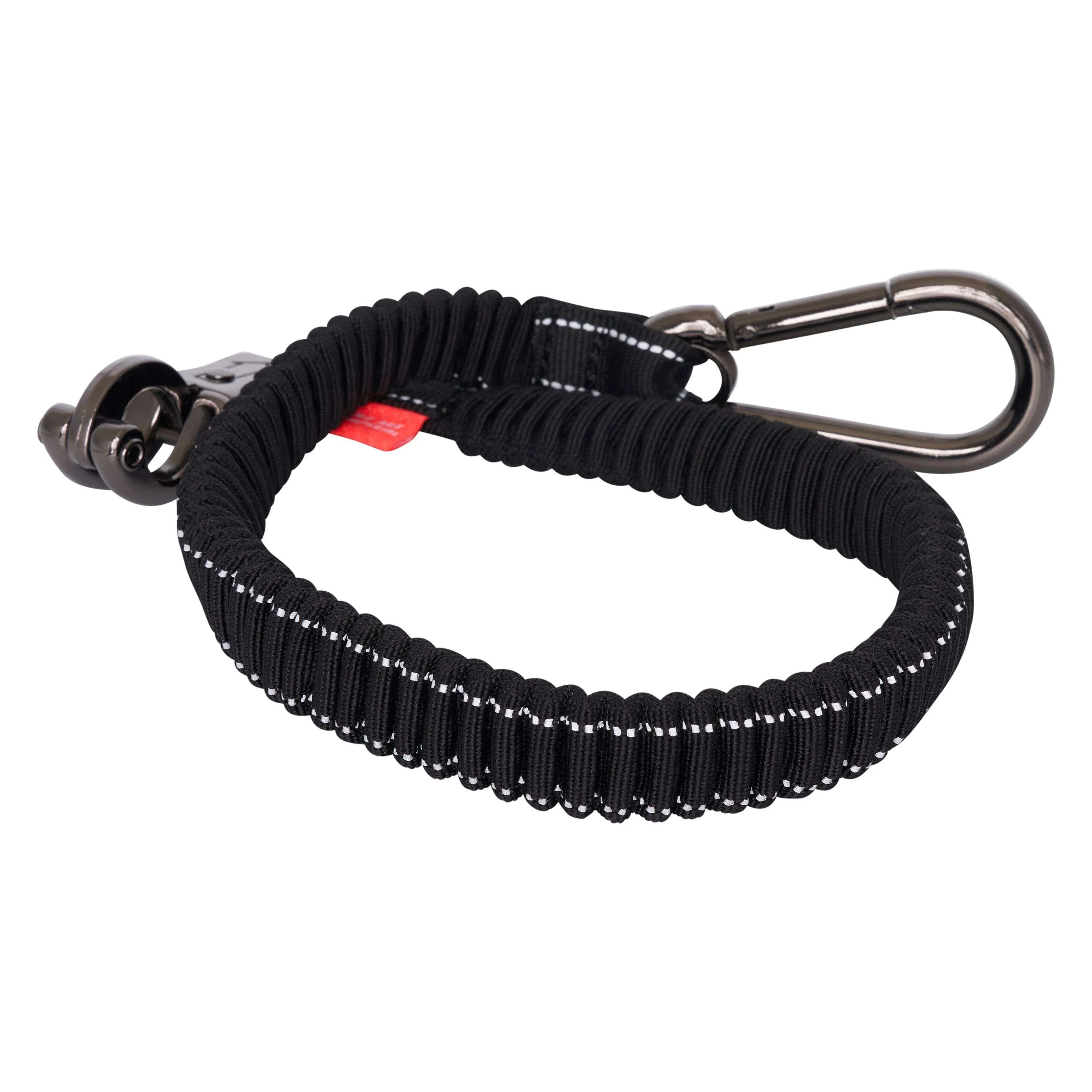 Imperial Riding Hängerleine Flexi Schwarz/Reflektierend