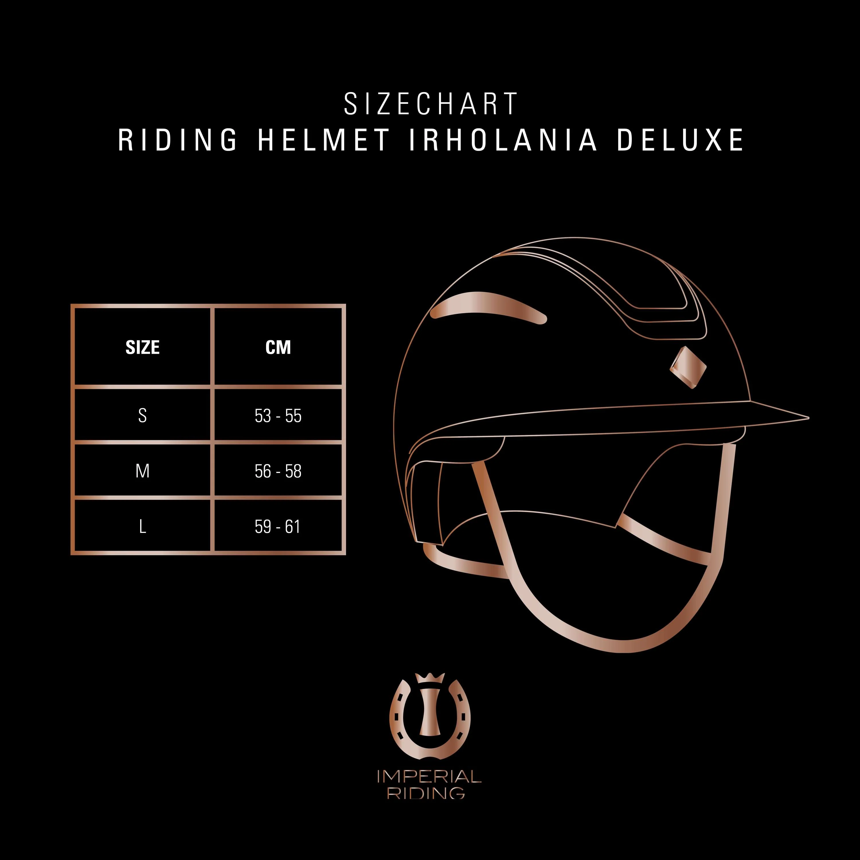 Imperial Riding Reithelm IRHOlania Deluxe Big Visor Navy - Image 2