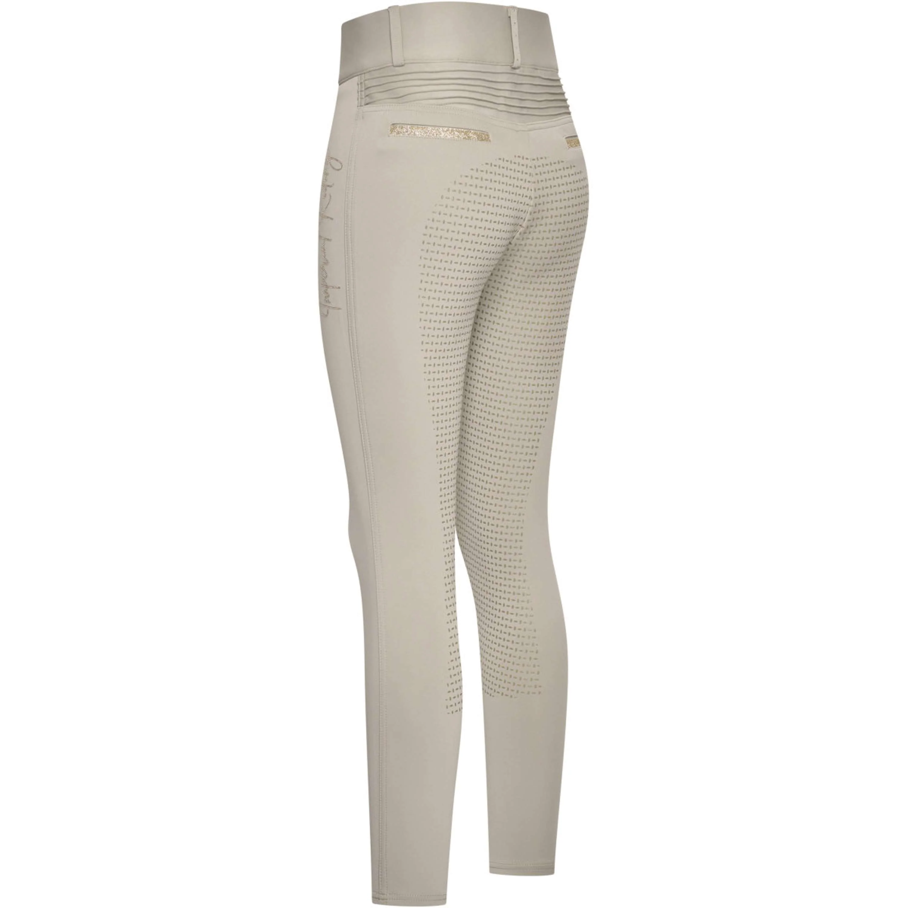 Imperial Riding Reitleggings IRHComfi Sparks Full Grip Grau - Image 2