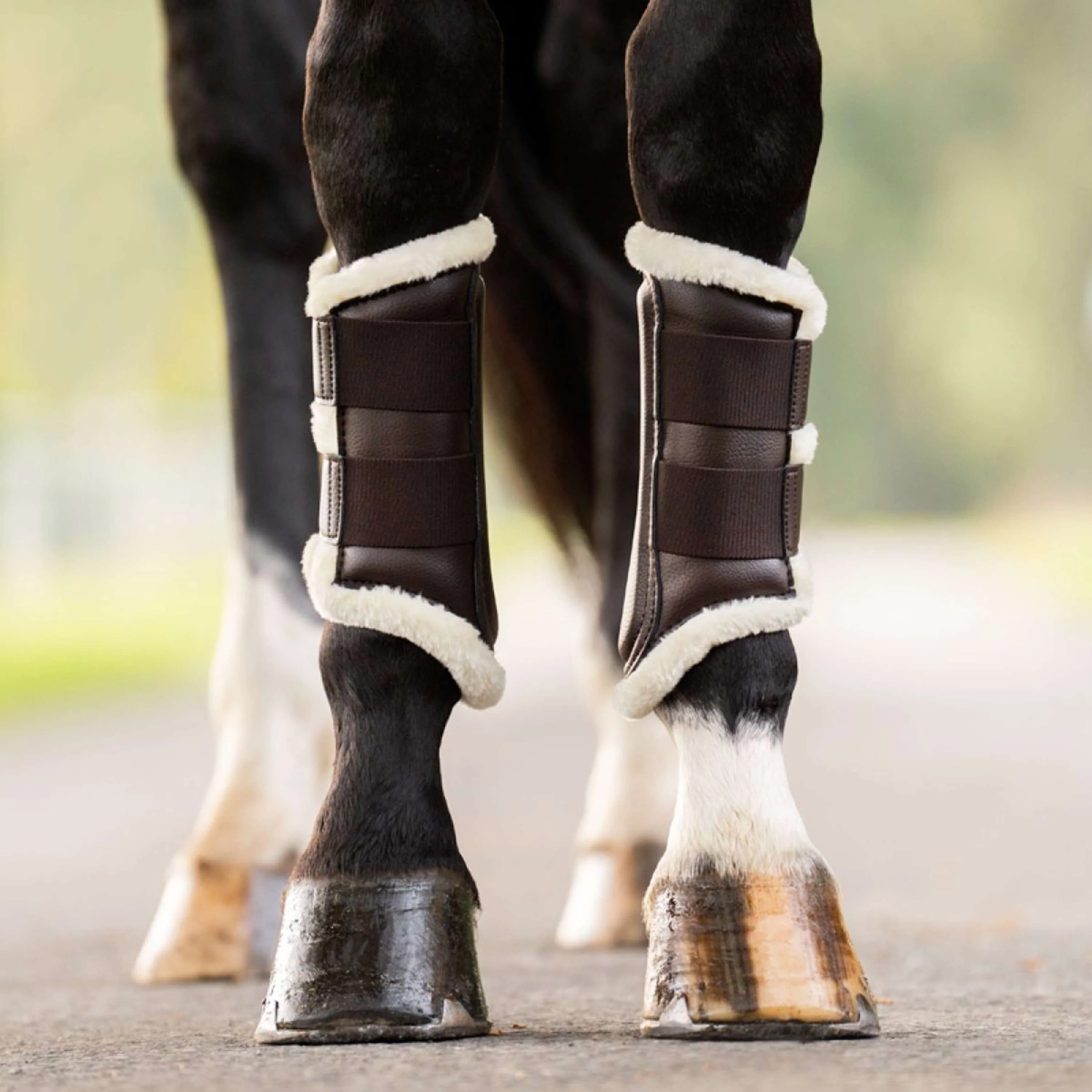 Kavalkade Dressage Boots Anatomic Faux Fur Braun/Beige - Image 2