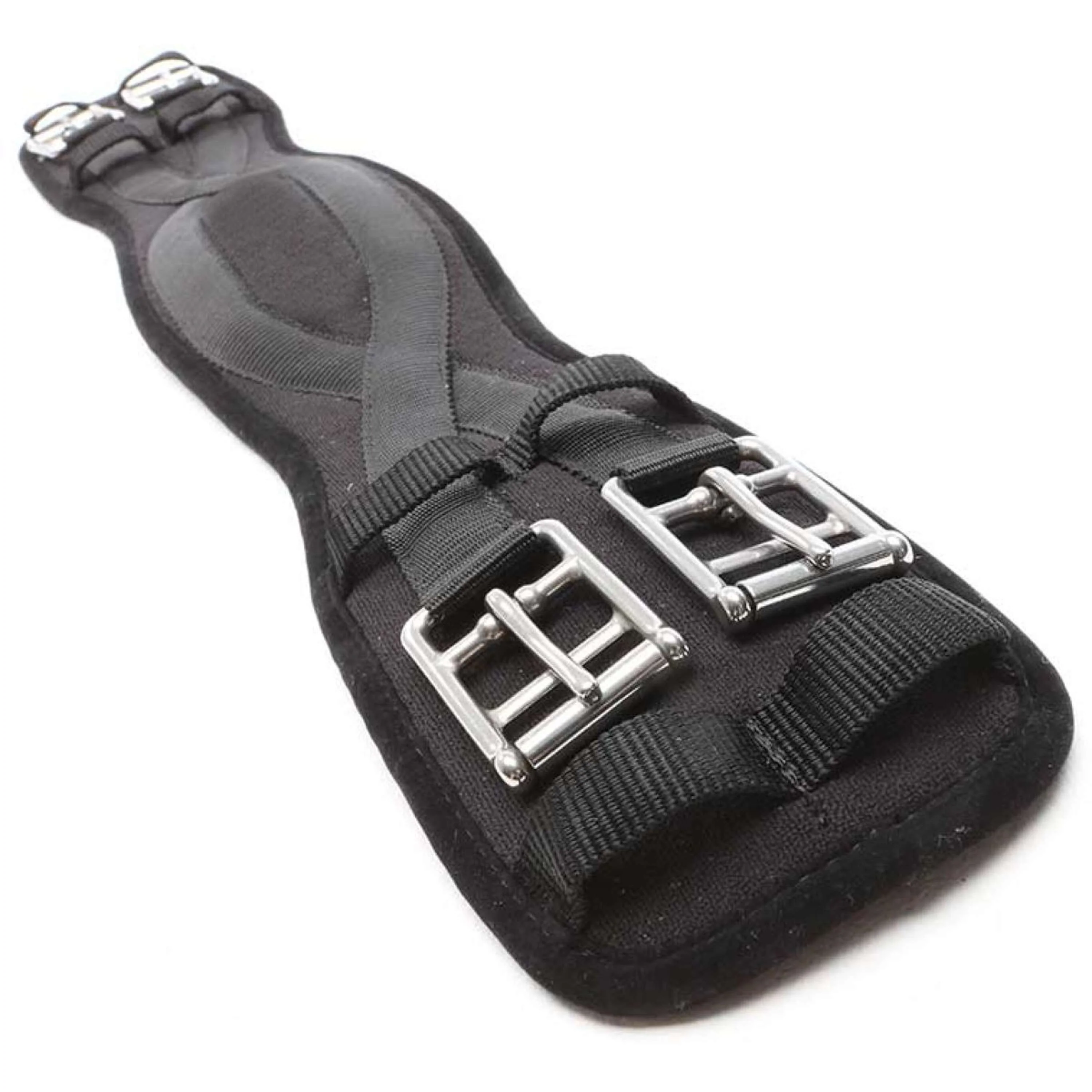 Kavalkade Sattelgurt Klimatex ohne Gummiband Dressage Schwarz - Image 4