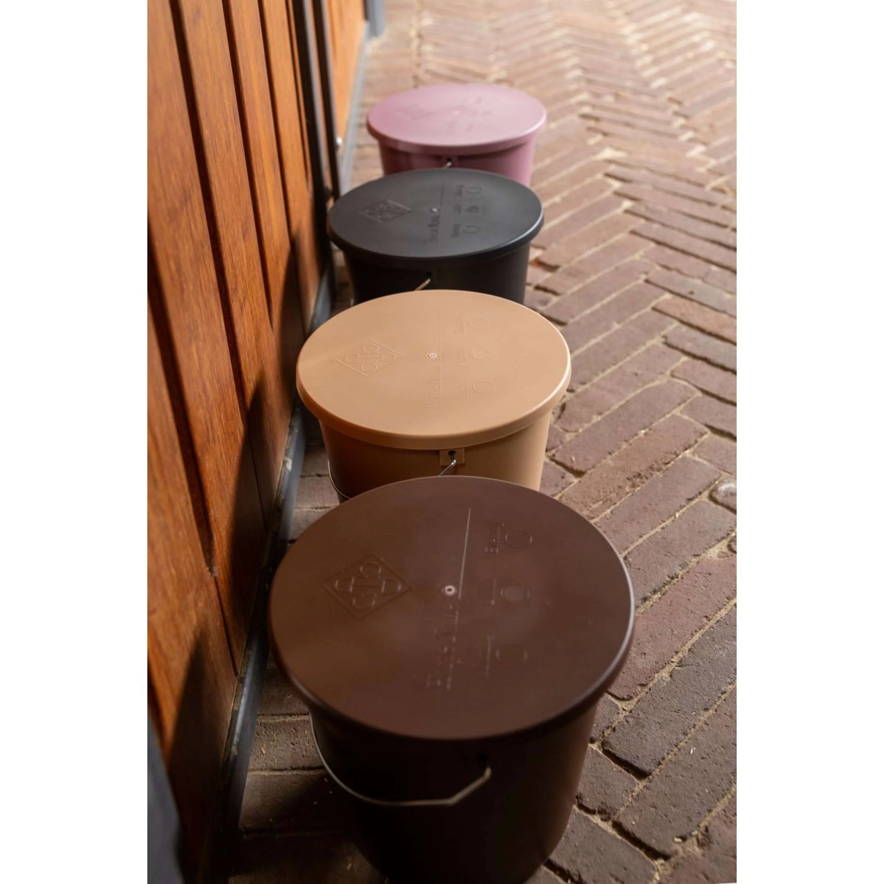 Kentucky Eimer mit Deckel Beige - Image 5