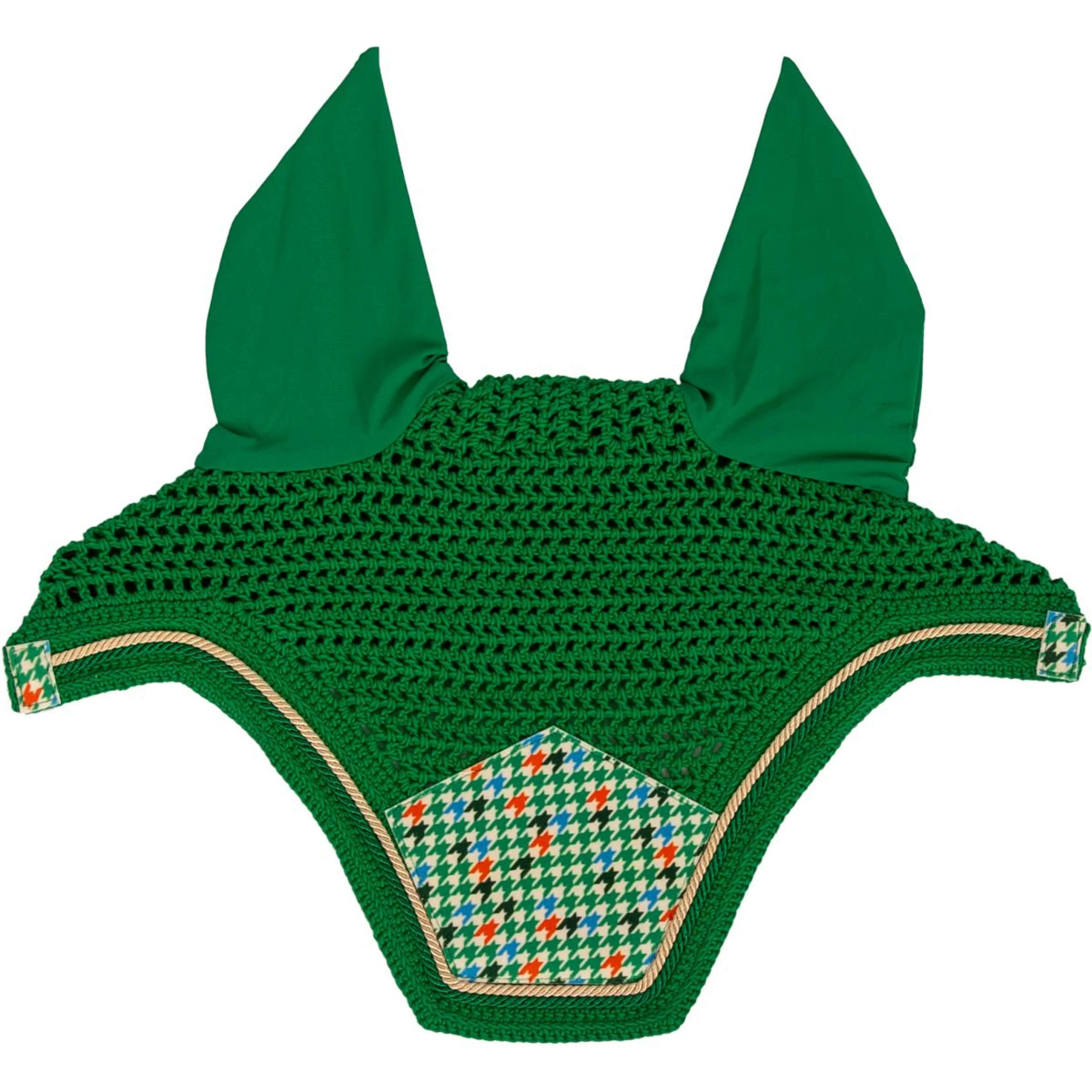 Kentucky Fliegenhaube Wellington Velvet Pied De Poule Hellgrün
