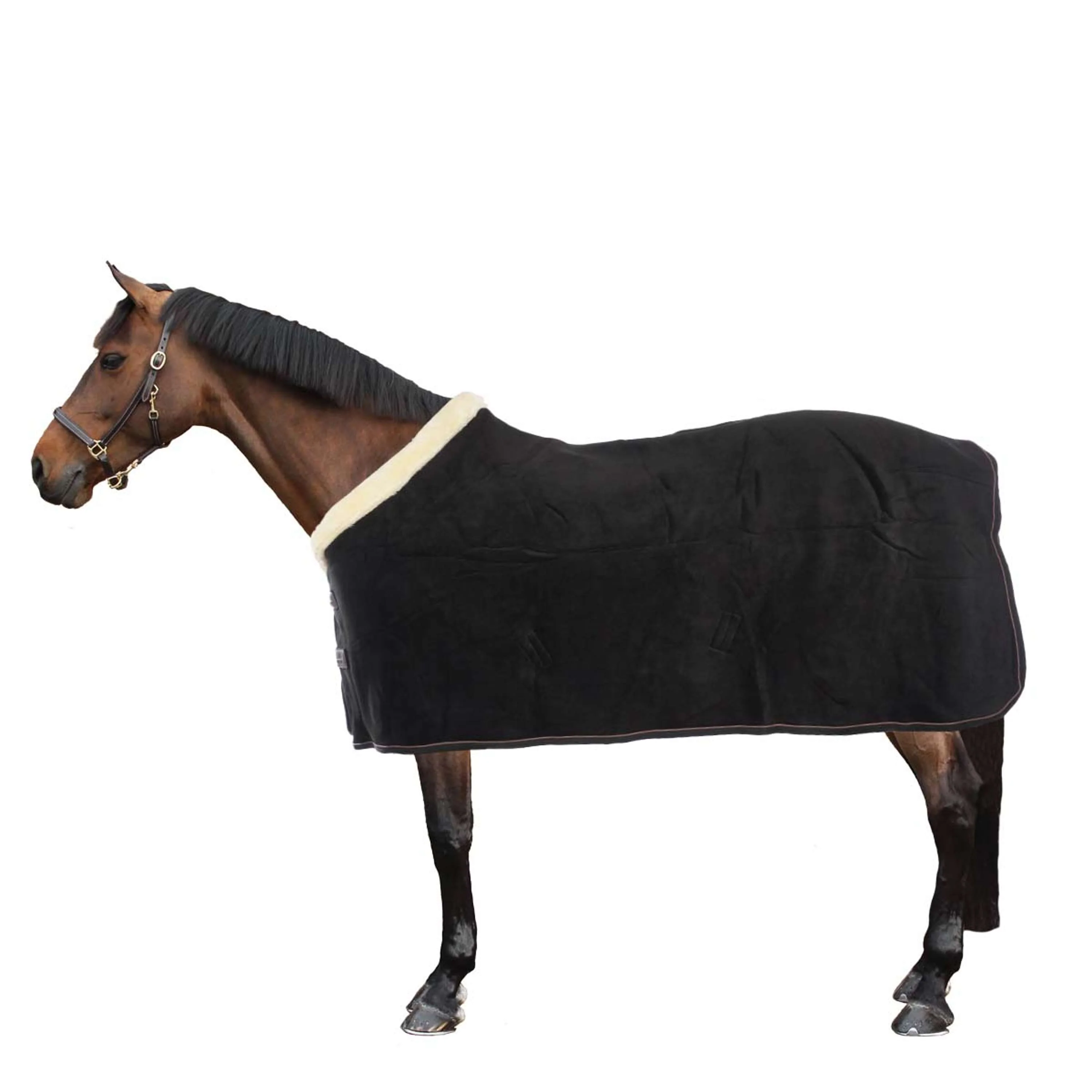 Kentucky Abschwitzdecke Show Fleece Heavy Schwarz - Image 6