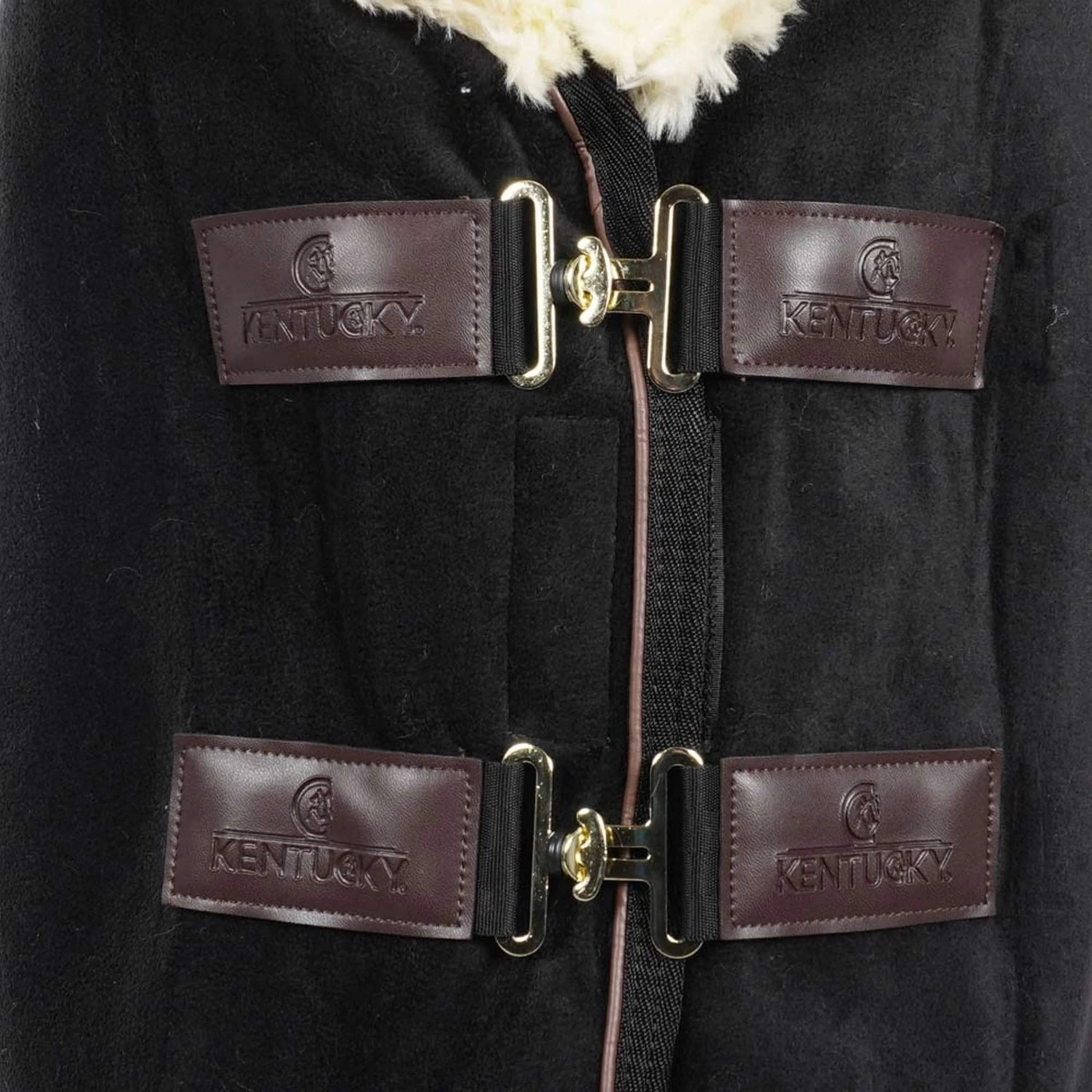Kentucky Abschwitzdecke Show Fleece Heavy Schwarz - Image 7