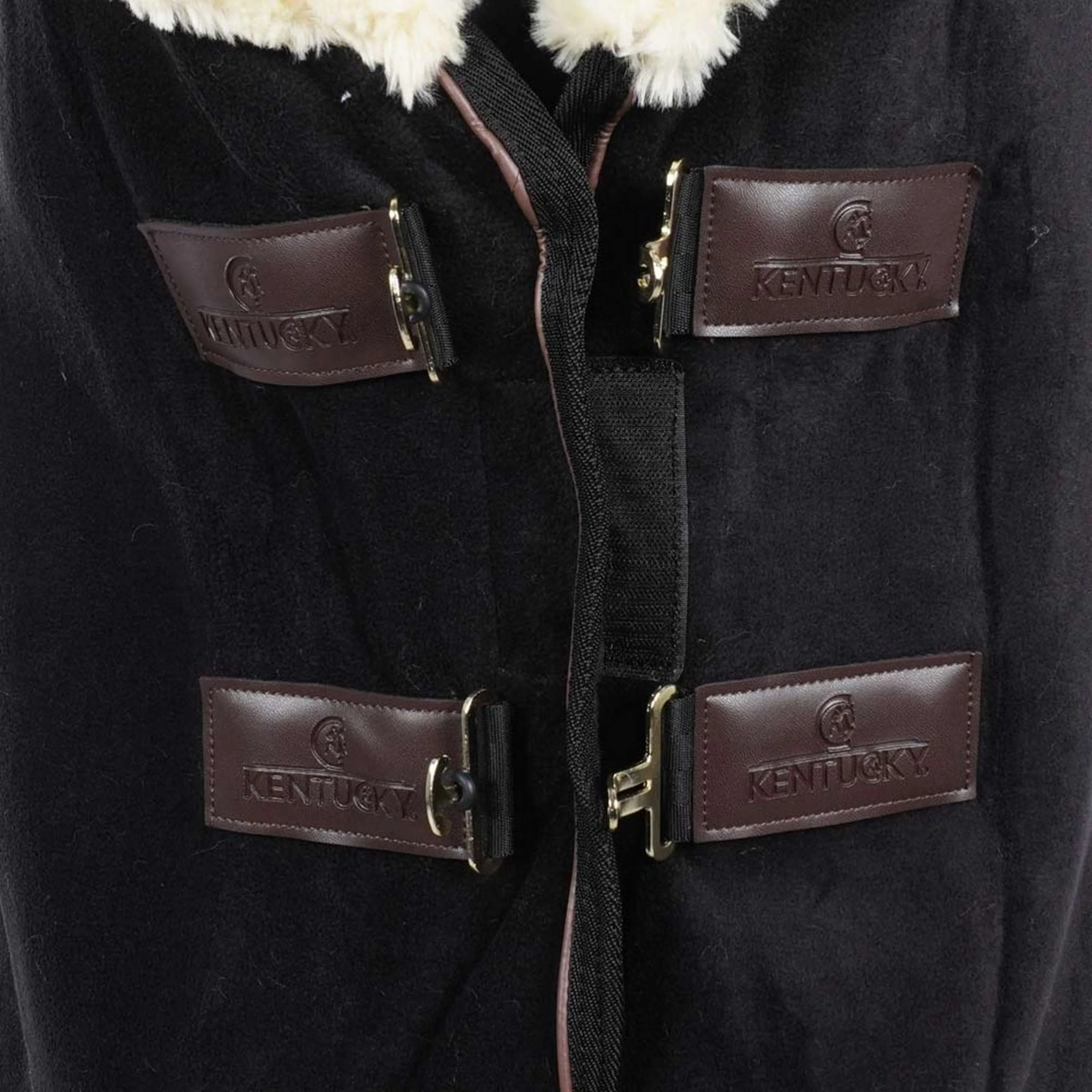 Kentucky Abschwitzdecke Show Fleece Heavy Schwarz - Image 8