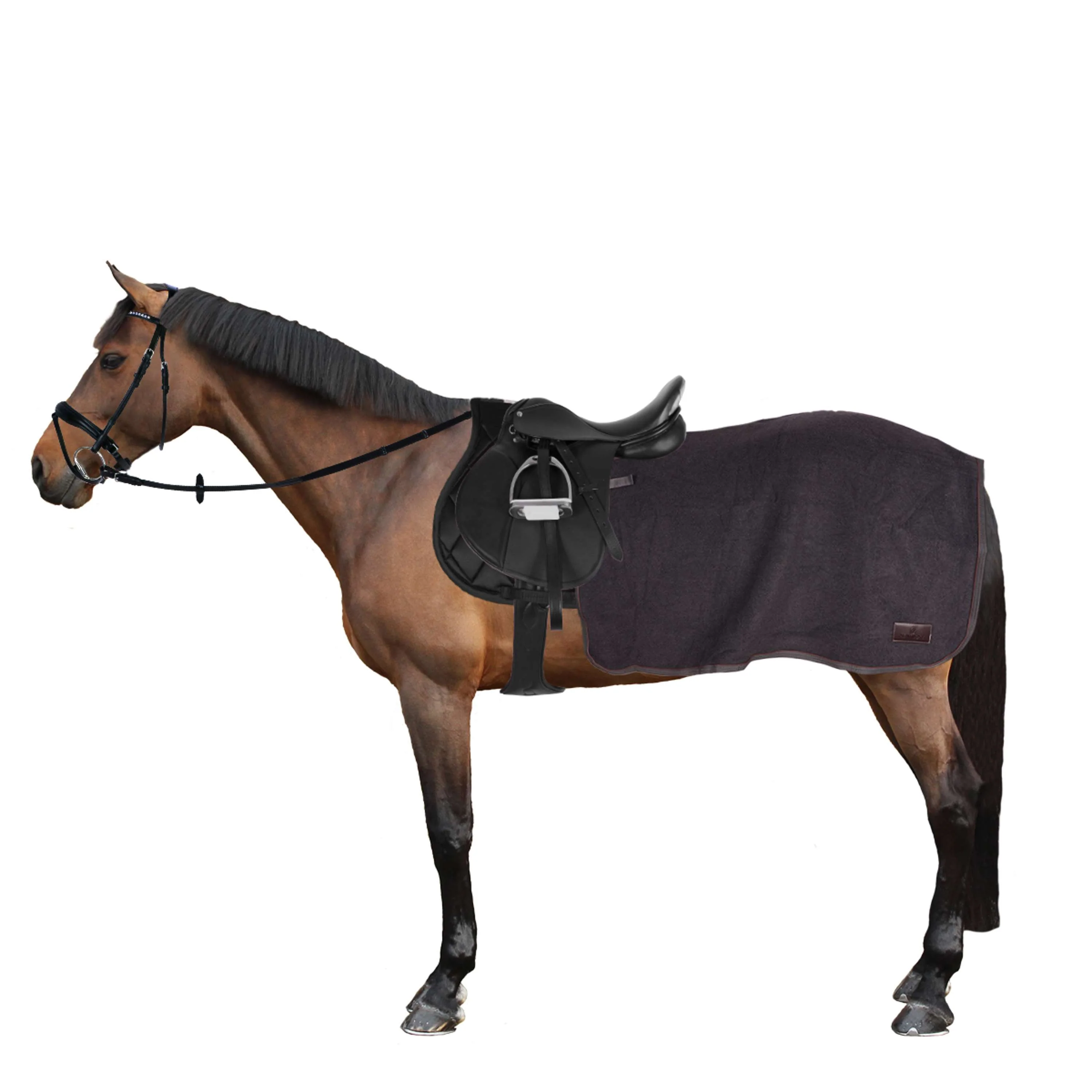 Kentucky Horsewear Ausreitdecke Quadratisch Heavy Fleece Dunkelgrau - Image 3