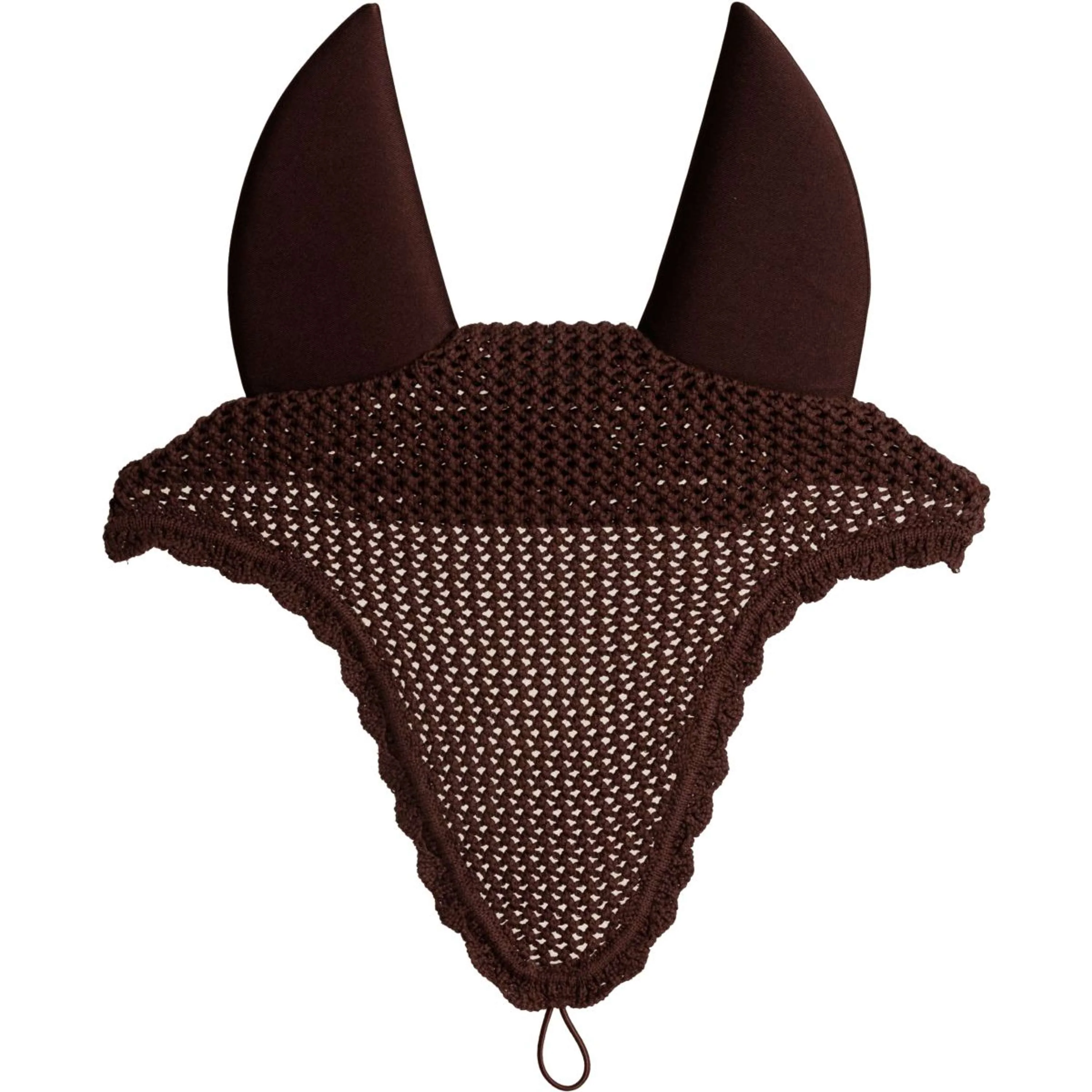 Kentucky Horsewear Fliegenhaube Long Soundless Braun