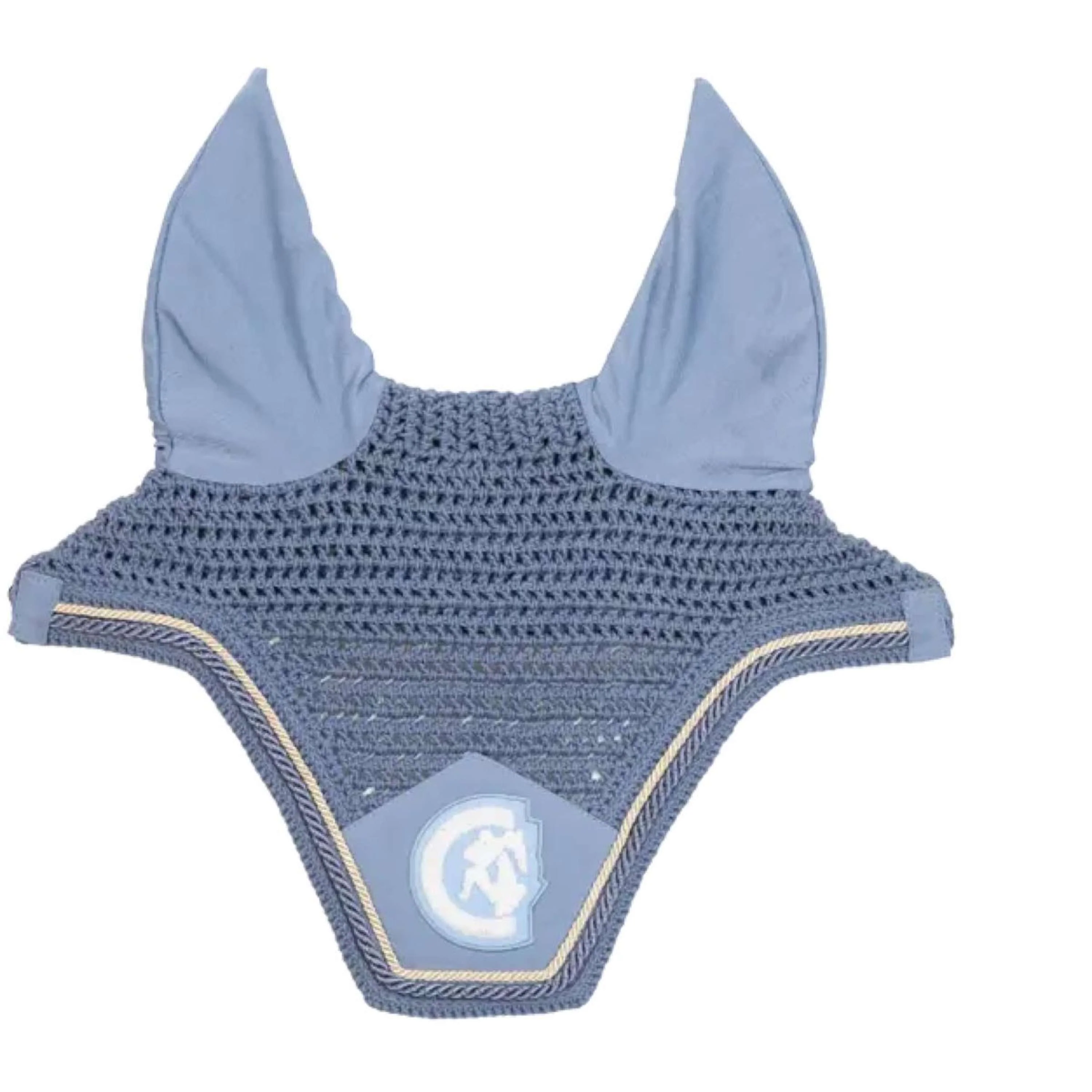 Kentucky Horsewear Fliegenhaube Wellington 3D Logo Licht Blau - Image 2