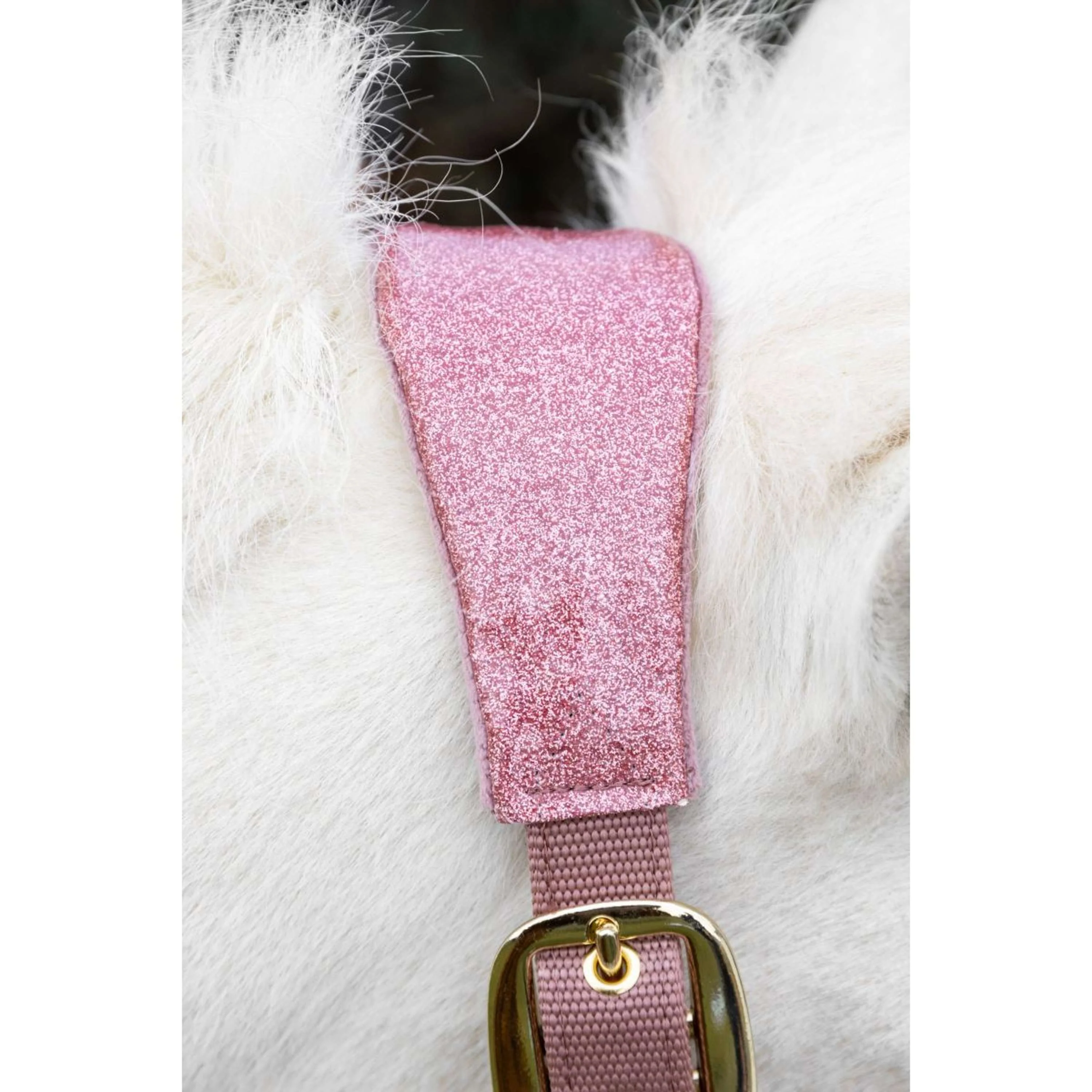 Kentucky Horsewear Halfter Velvet Glitter Unicorn Altrosa - Image 7