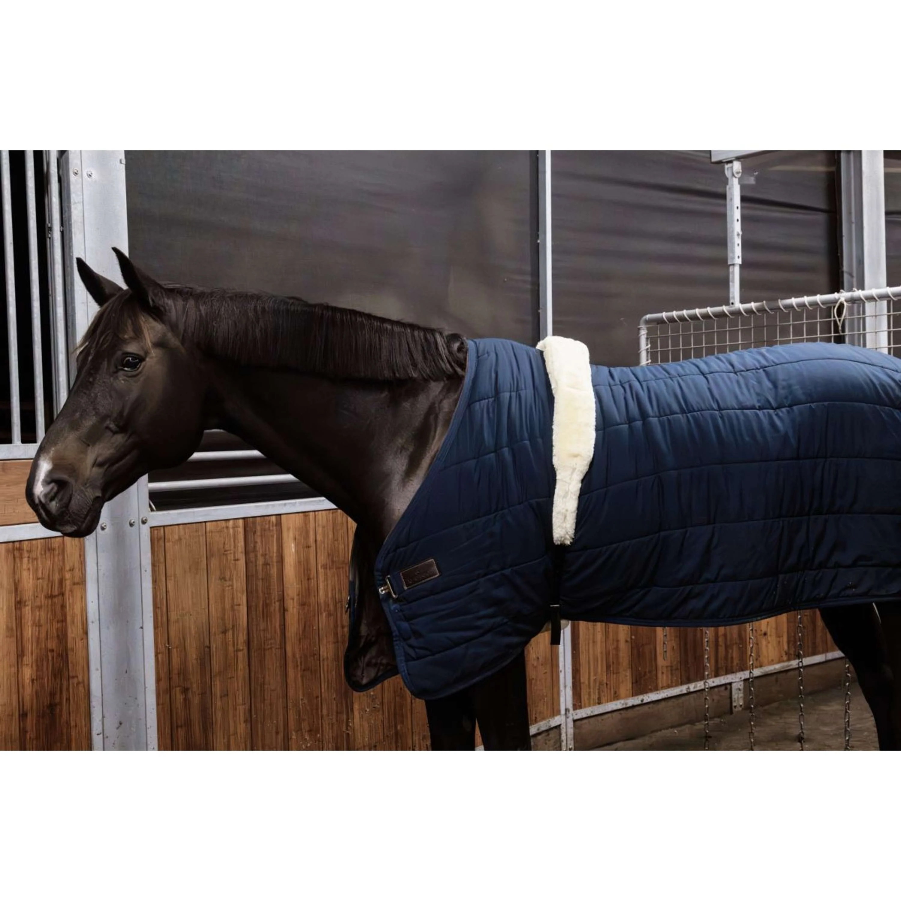 Kentucky Horsewear Longiergurt Sheepskin Schwarz - Image 2
