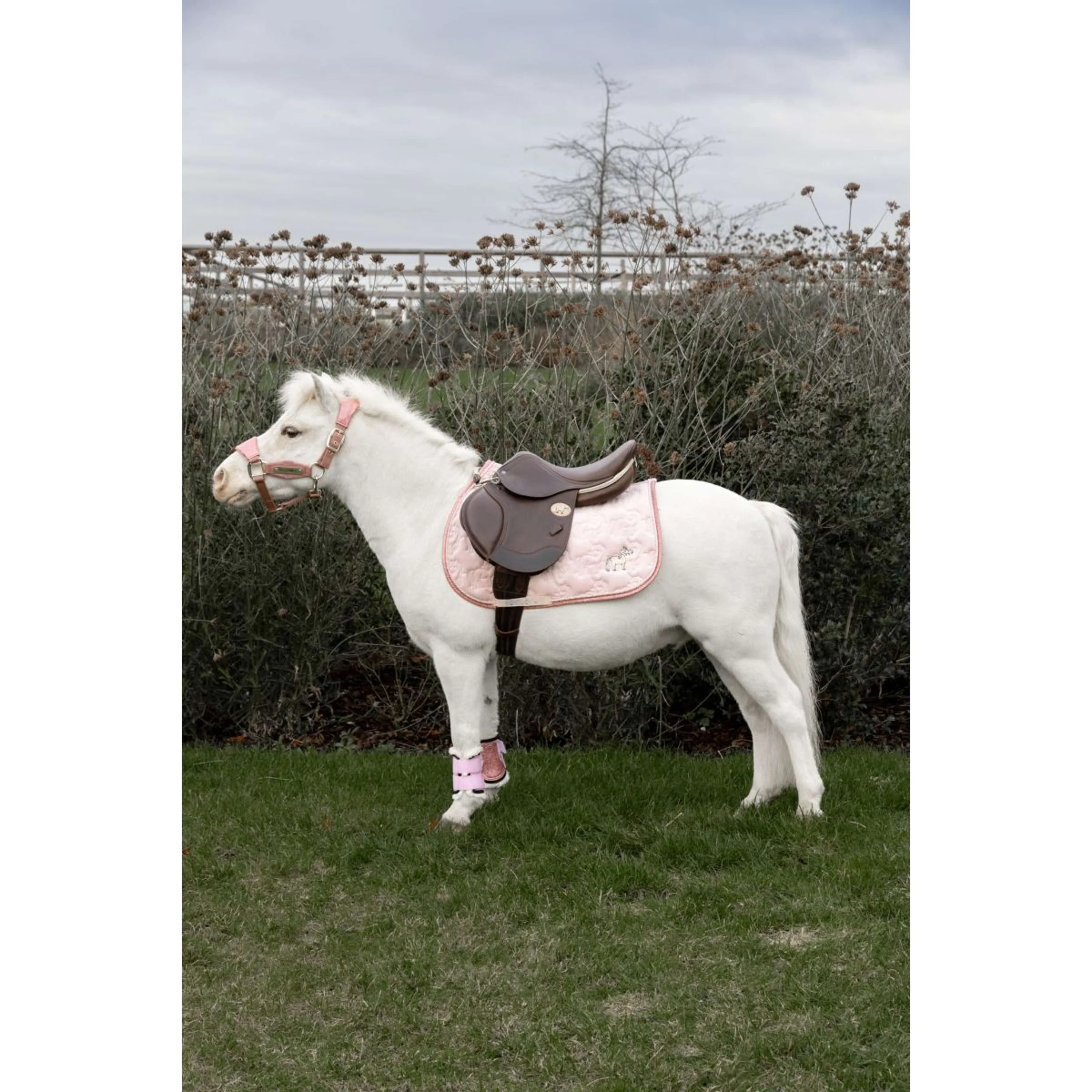 Kentucky Horsewear Schabracke Glitter Unicorn Dressur Soft Rose - Image 2