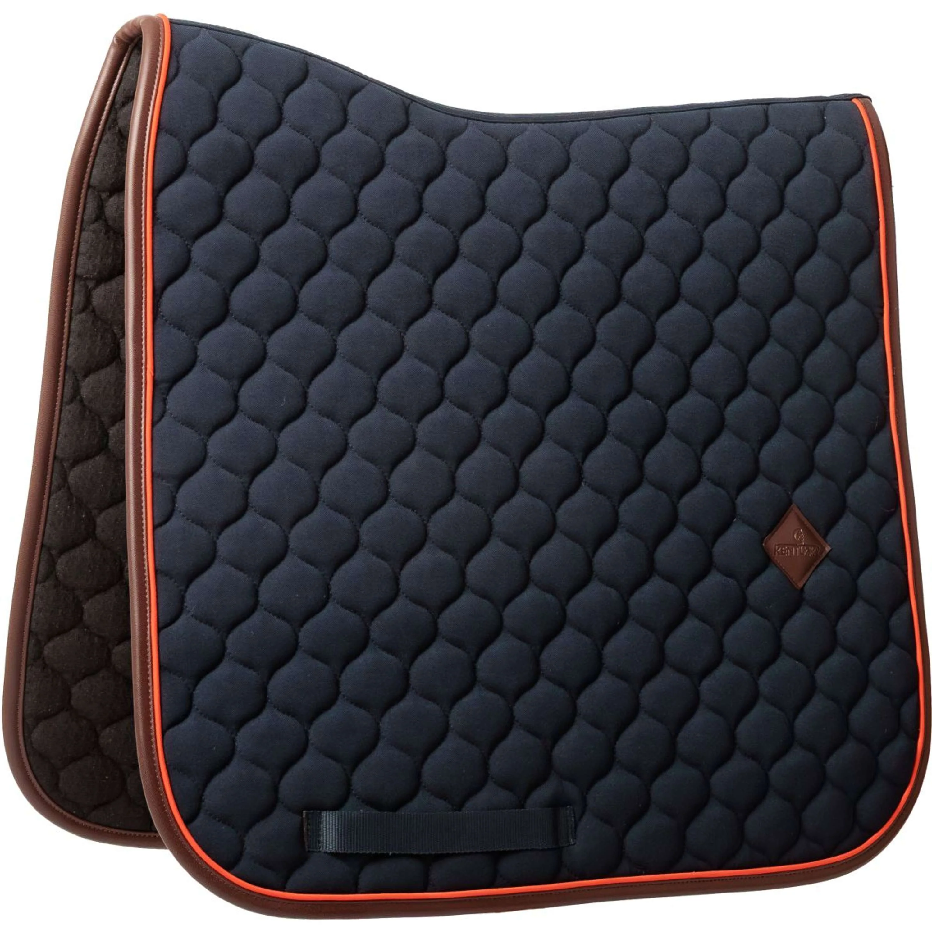 Kentucky Horsewear Schabracke Onion Quilt Leather Neon Dressur Navy