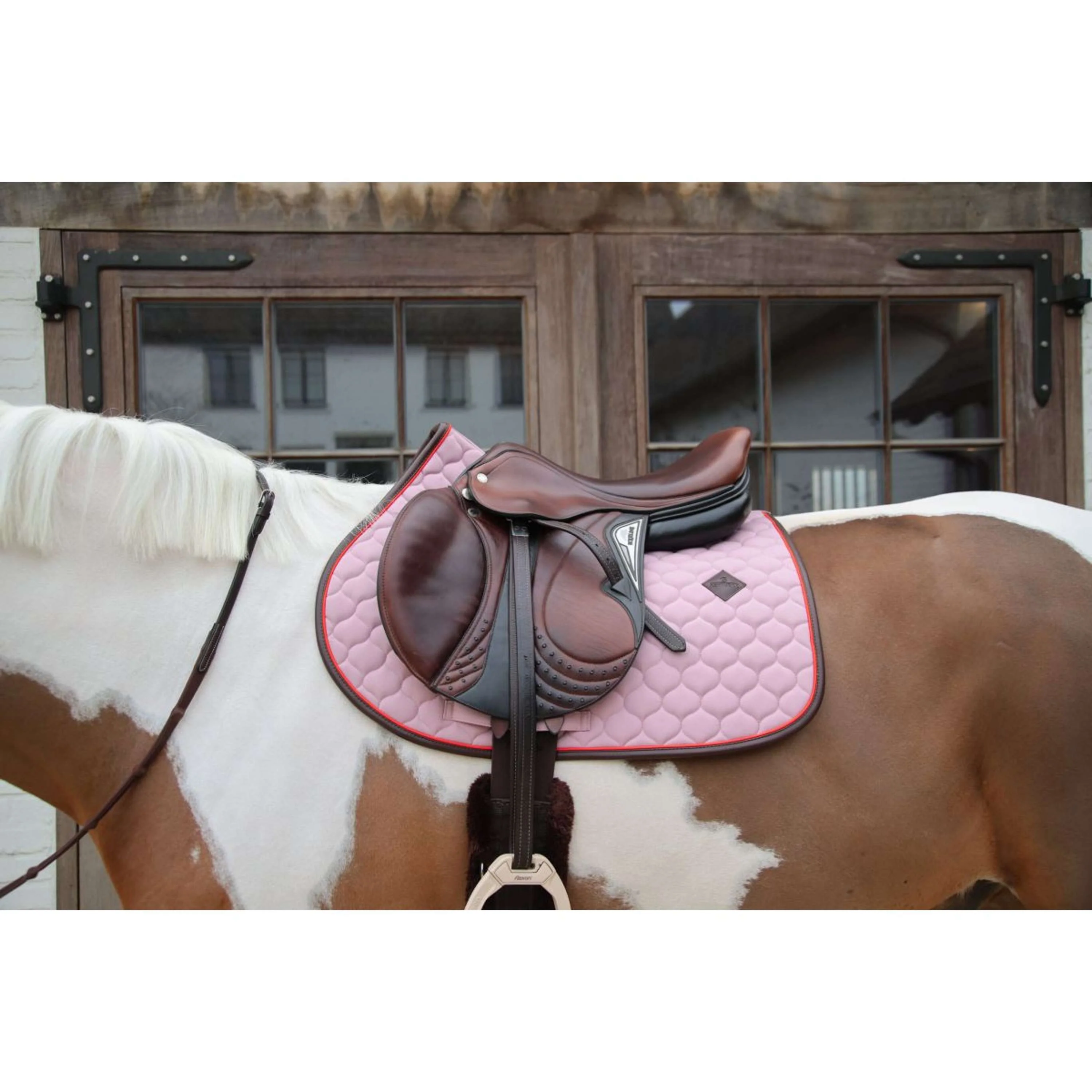 Kentucky Horsewear Schabracke Onion Quilt Leather Neon Springen Lavendel - Image 3