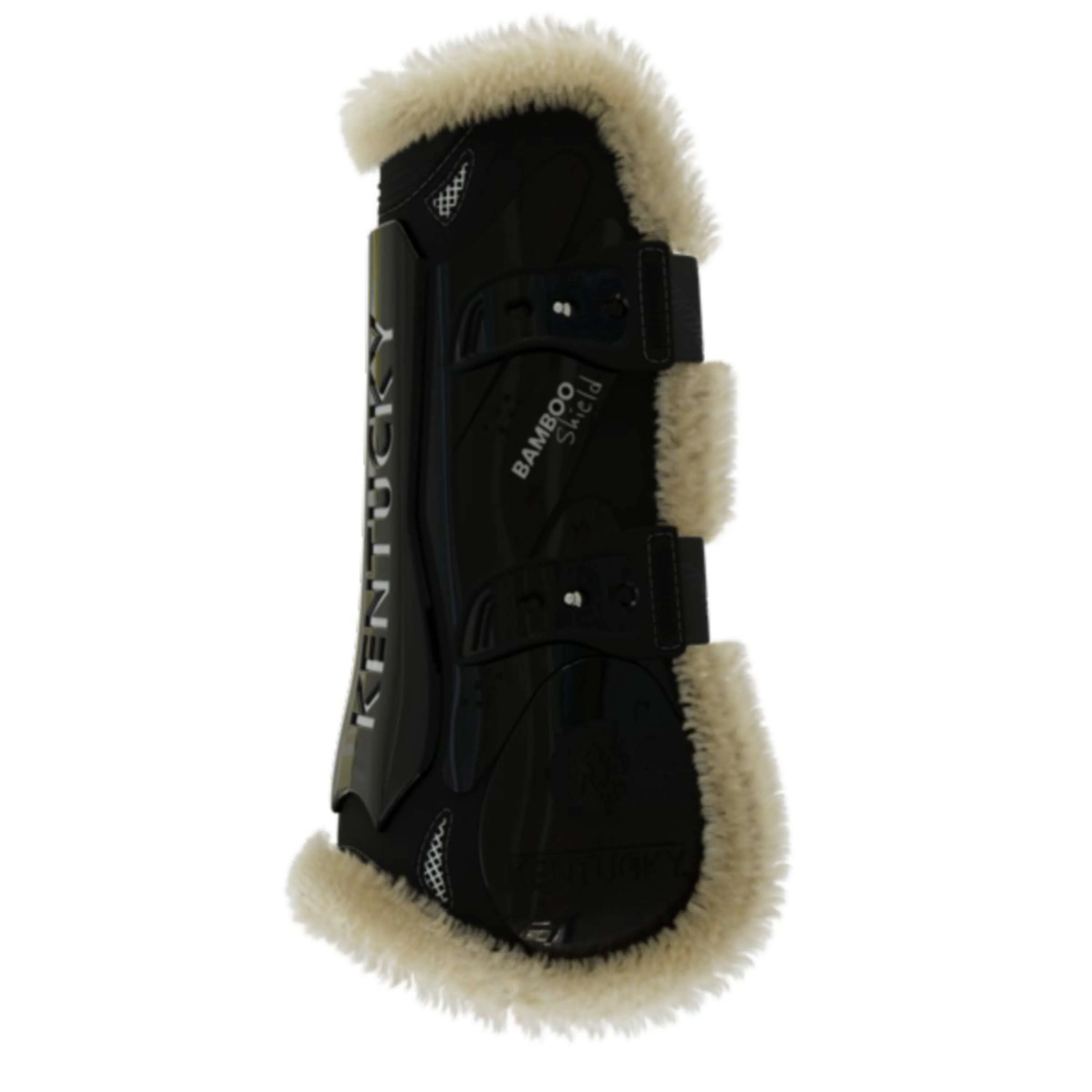 Kentucky Gamaschen Bamboo Elastic Vegan Sheepskin Schwarz - Image 4