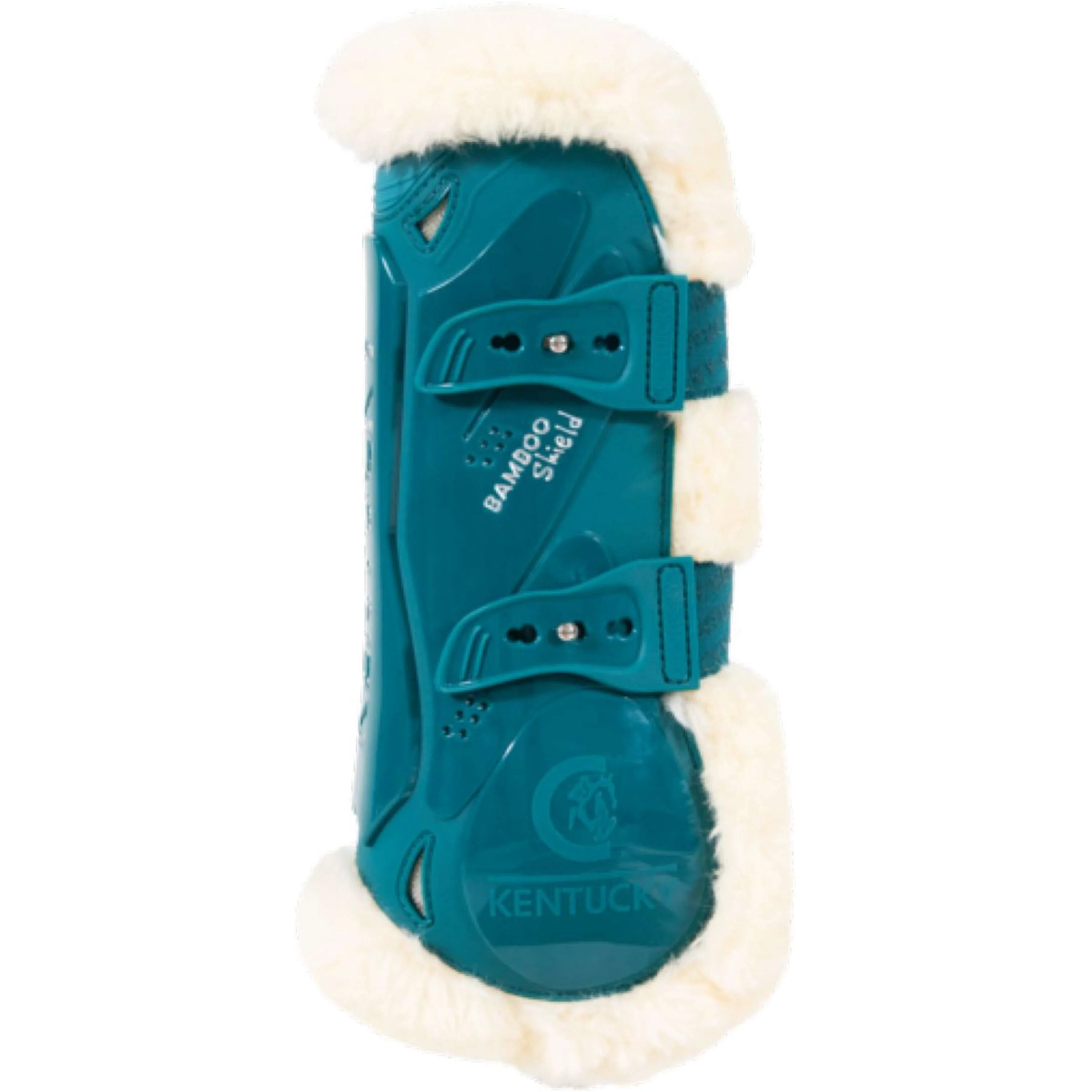 Kentucky Gamaschen Bamboo Elastic Vegan Sheepskin Smaragdgrün - Image 3