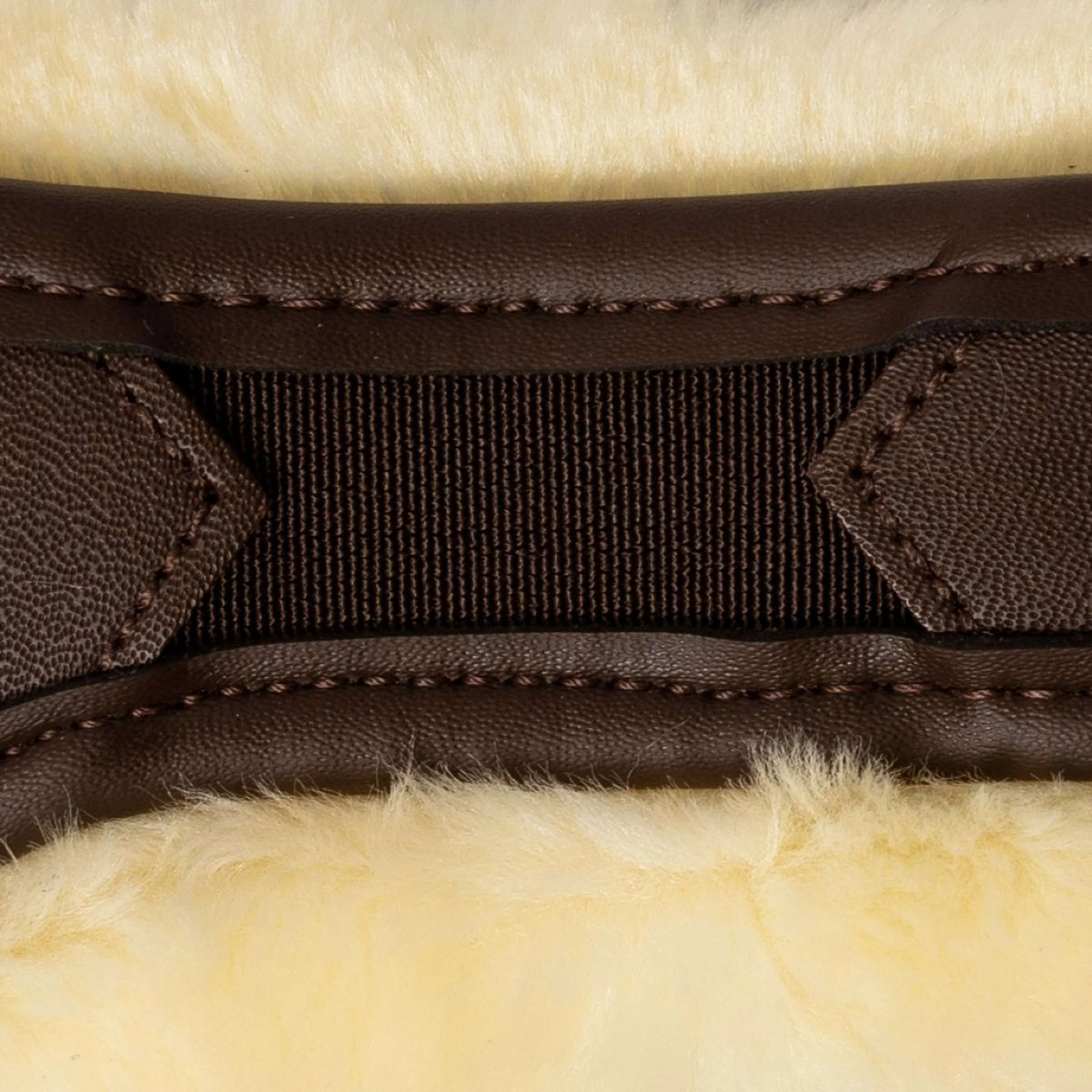 Kentucky Horsewear Spring Sattelgurt Anatomic Sheepskin Braun - Image 5