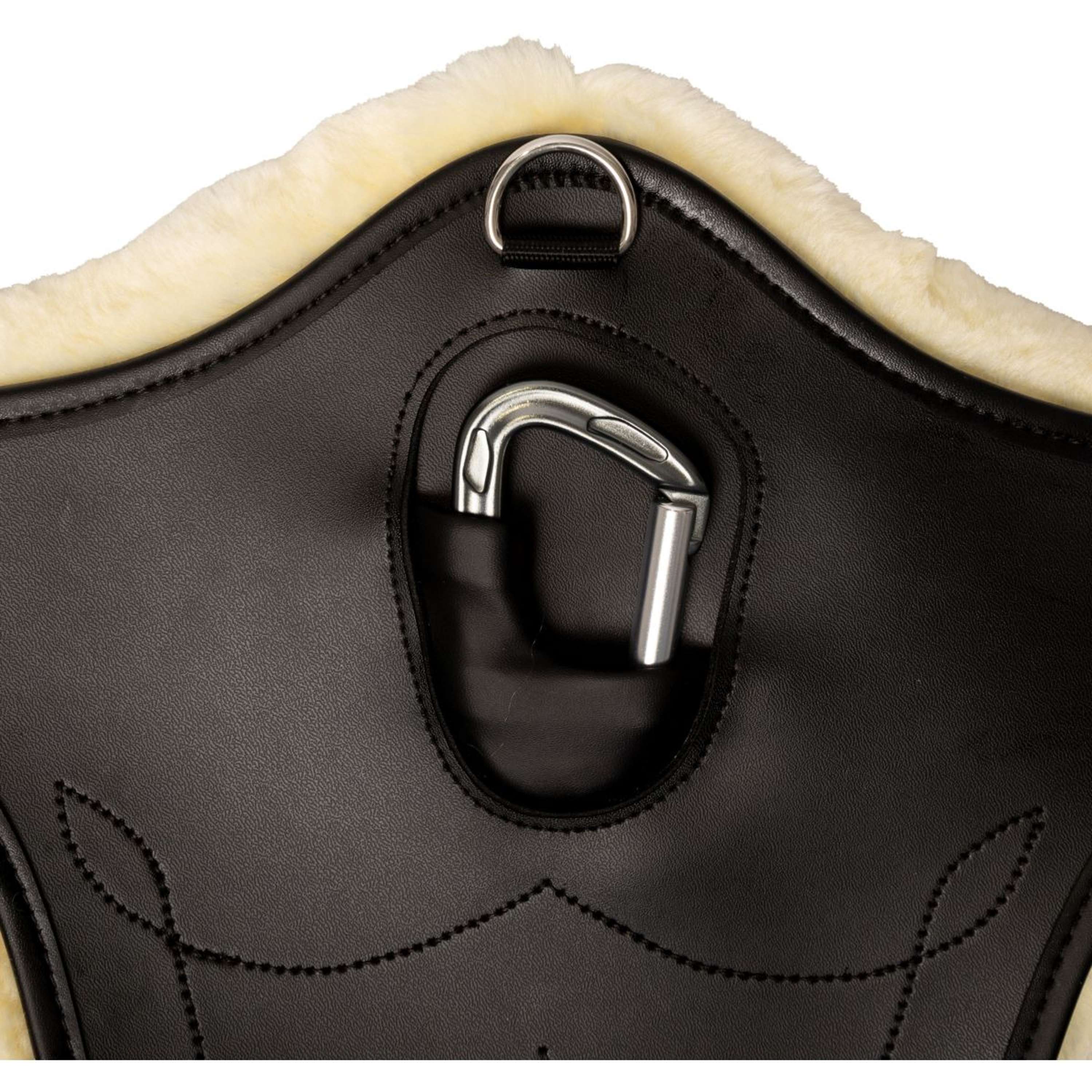 Kentucky Horsewear Spring Sattelgurt Anatomic Sheepskin Schwarz - Image 4