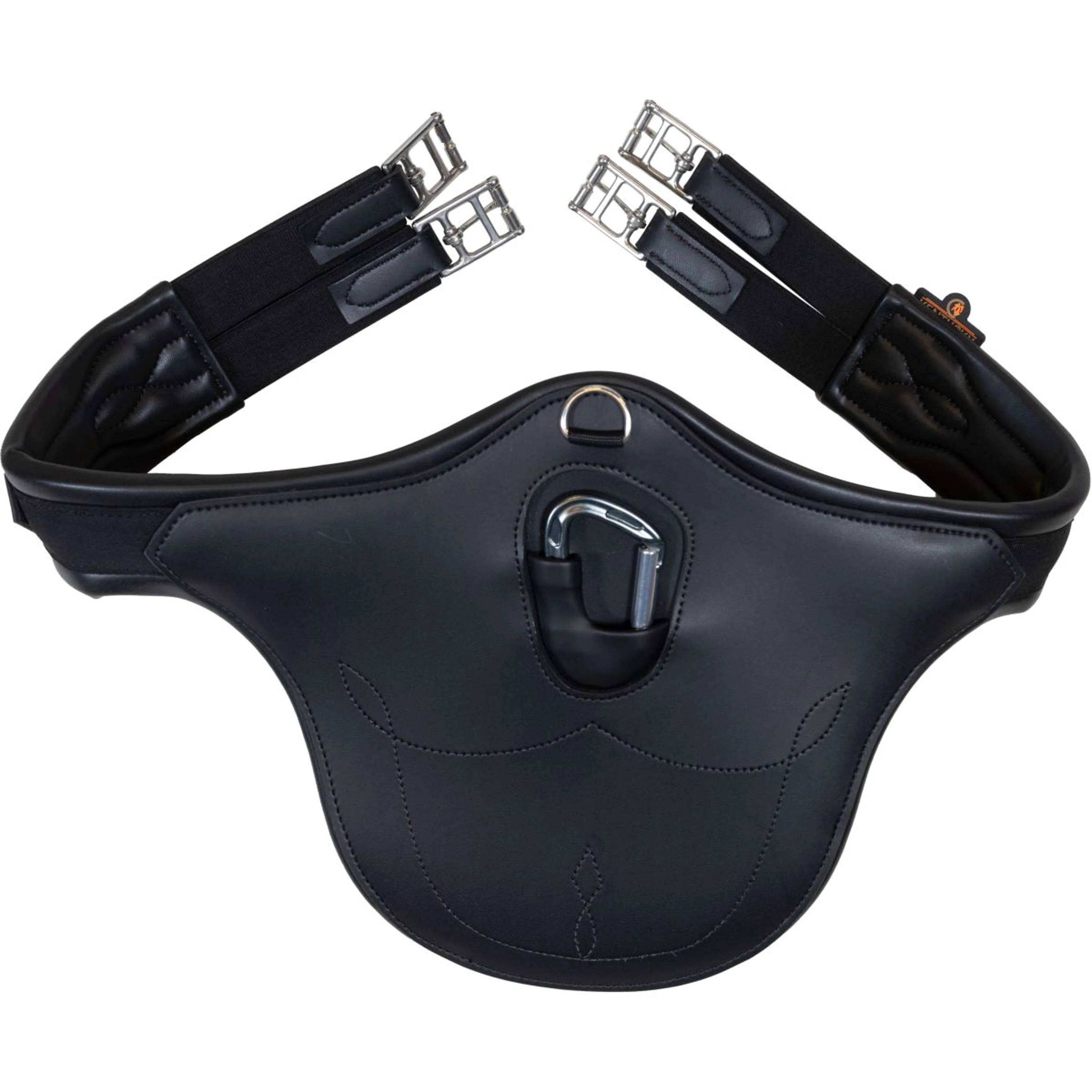 Kentucky Horsewear Spring Sattelgurt Bauchtasche Anatomic Schwarz