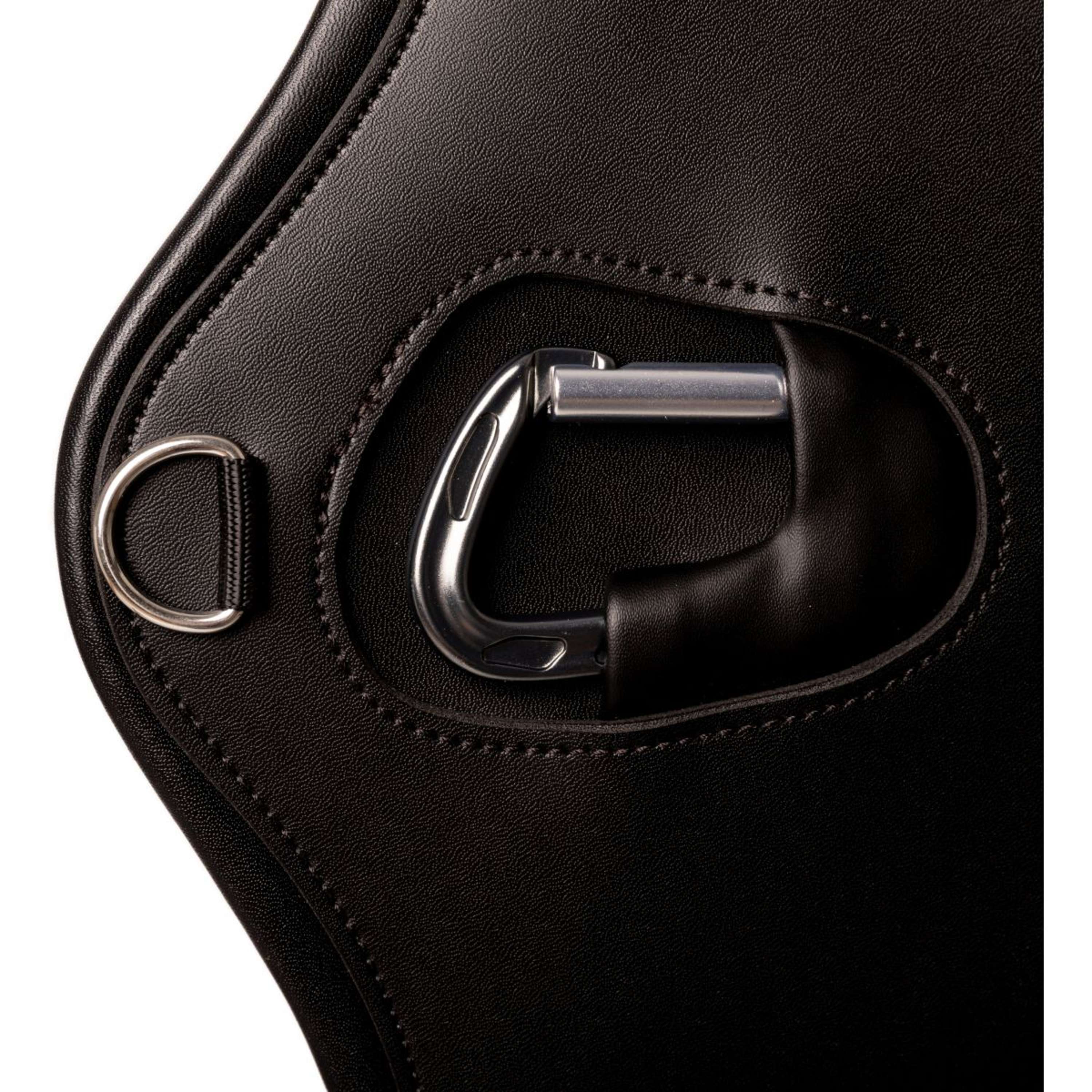 Kentucky Horsewear Spring Sattelgurt Bauchtasche Anatomic Schwarz - Image 6