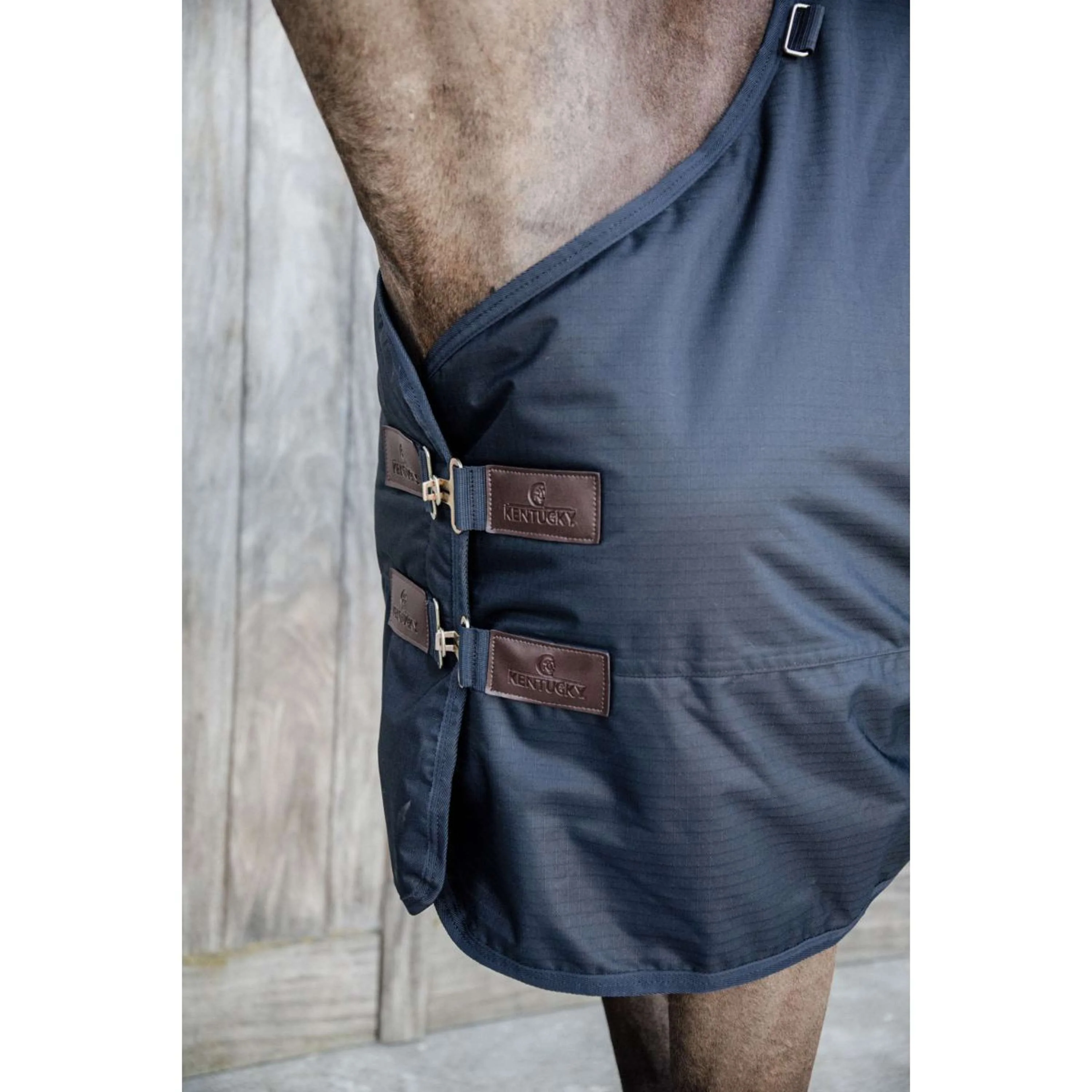 Kentucky Turnout Rug All Weather Waterproof Classic 300g Navy - Image 2