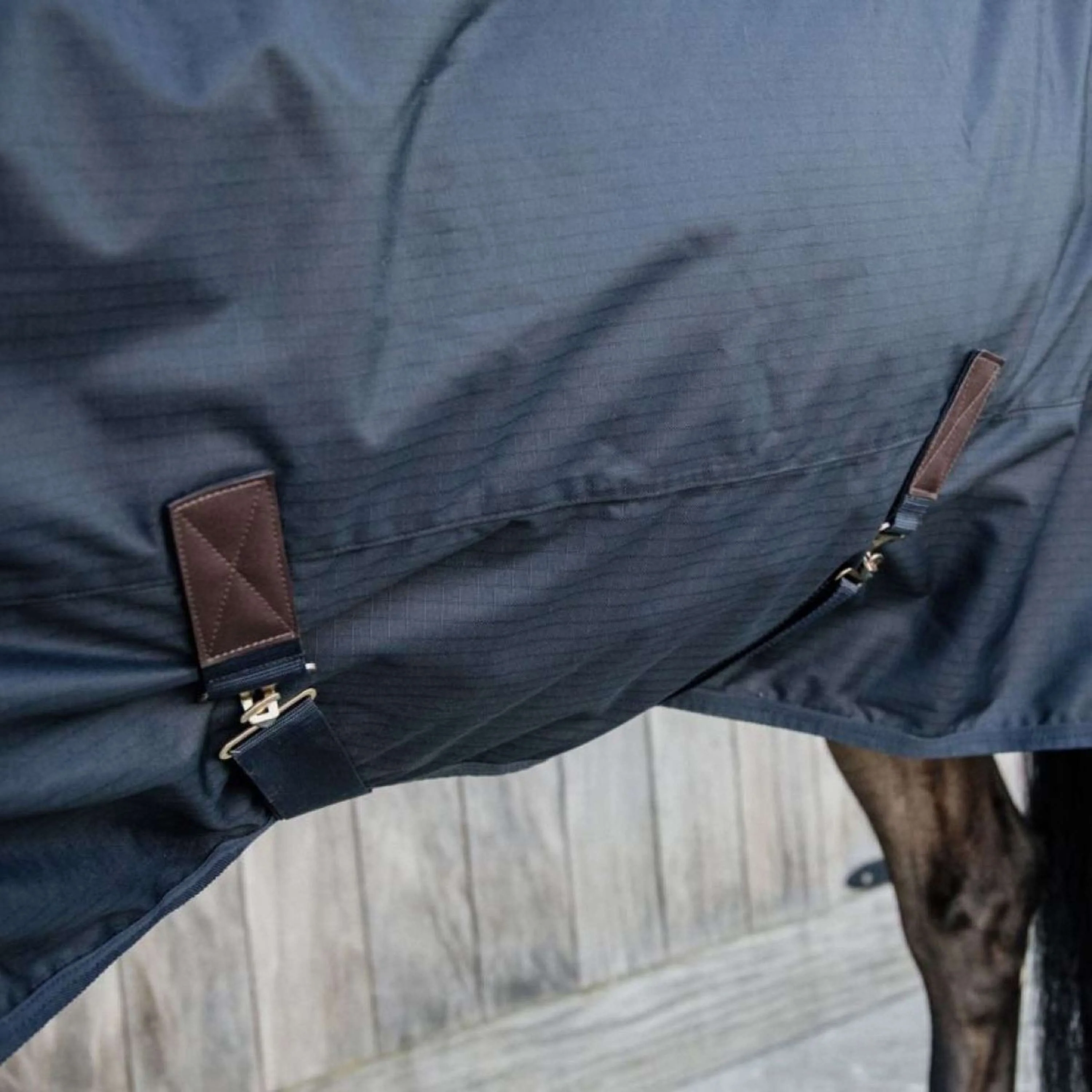 Kentucky Turnout Rug All Weather Waterproof Classic 0g Navy - Image 4