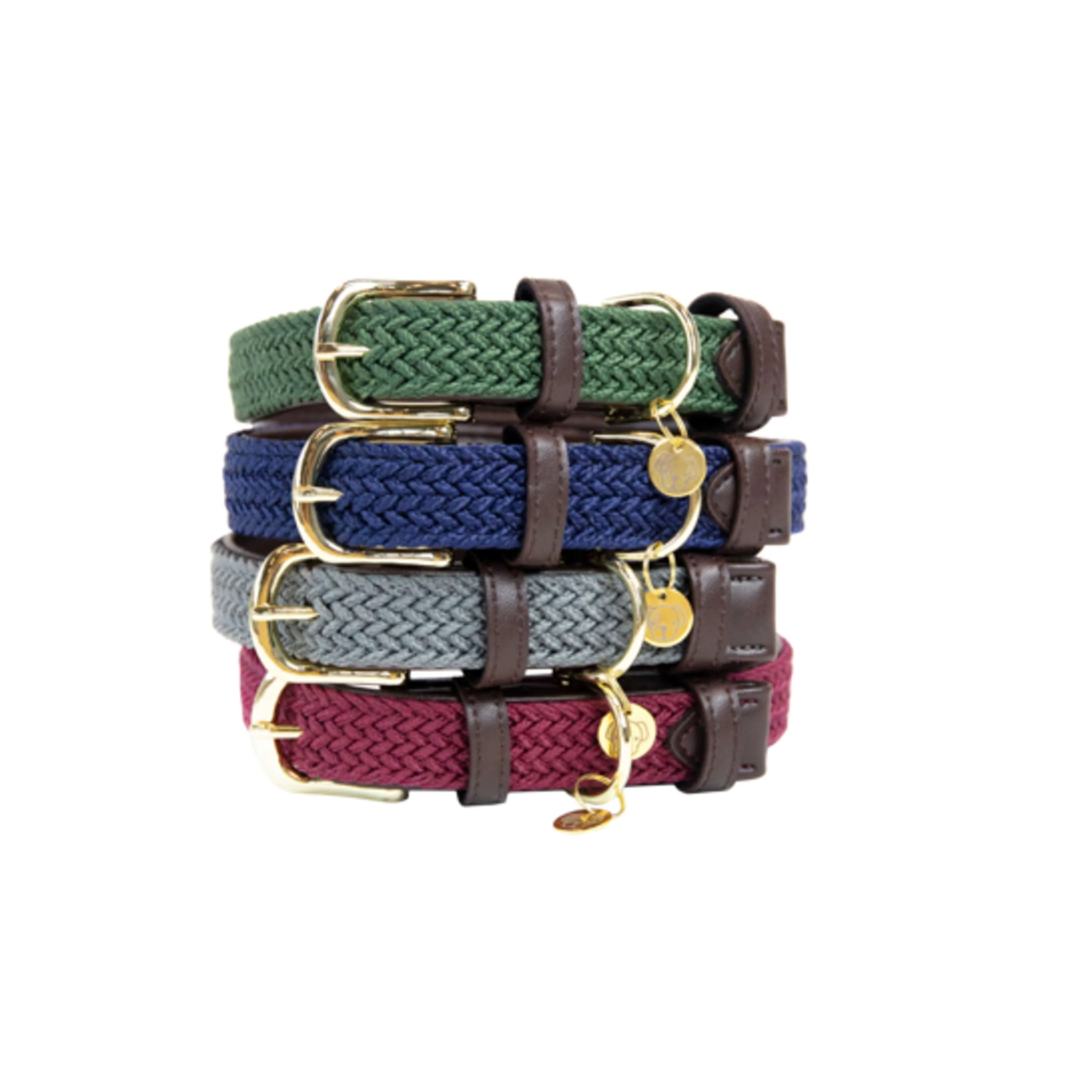 Kentucky Kragen Plaited Nylon Bordeaux - Image 4