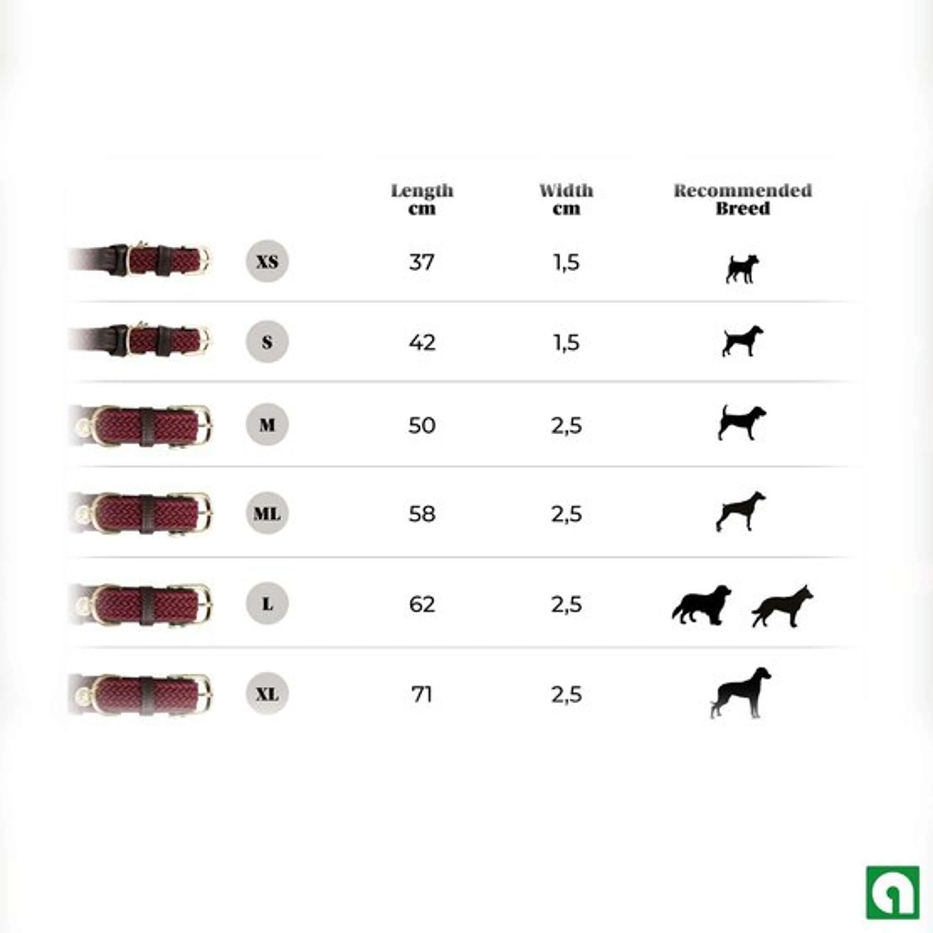 Kentucky Kragen Plaited Nylon Bordeaux - Image 5