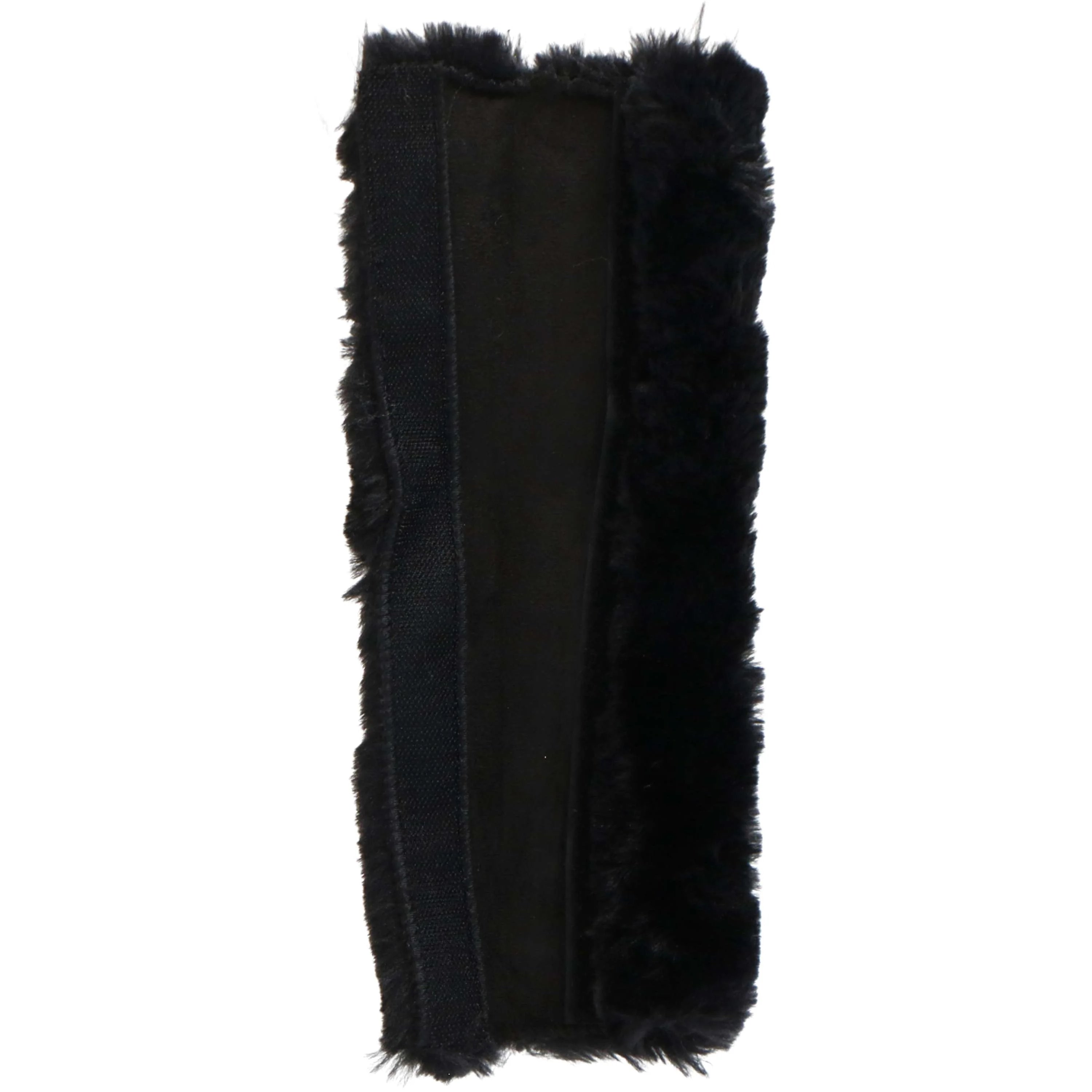 Kentucky Nasenriemenüberzug Sheepskin Schwarz - Image 3