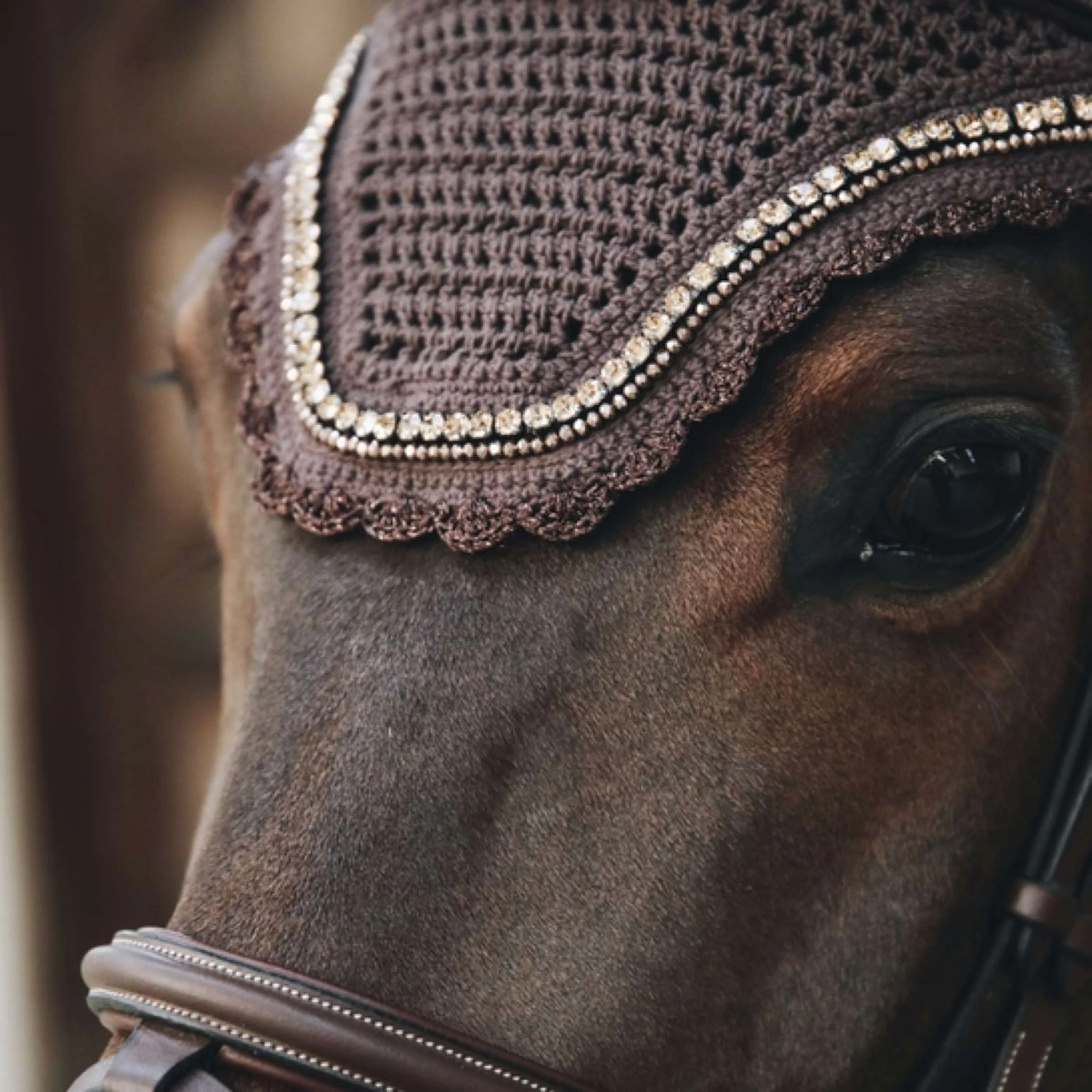 Kentucky Ohrnetz Wellington Stone & Pearl Soundless Braun - Image 2