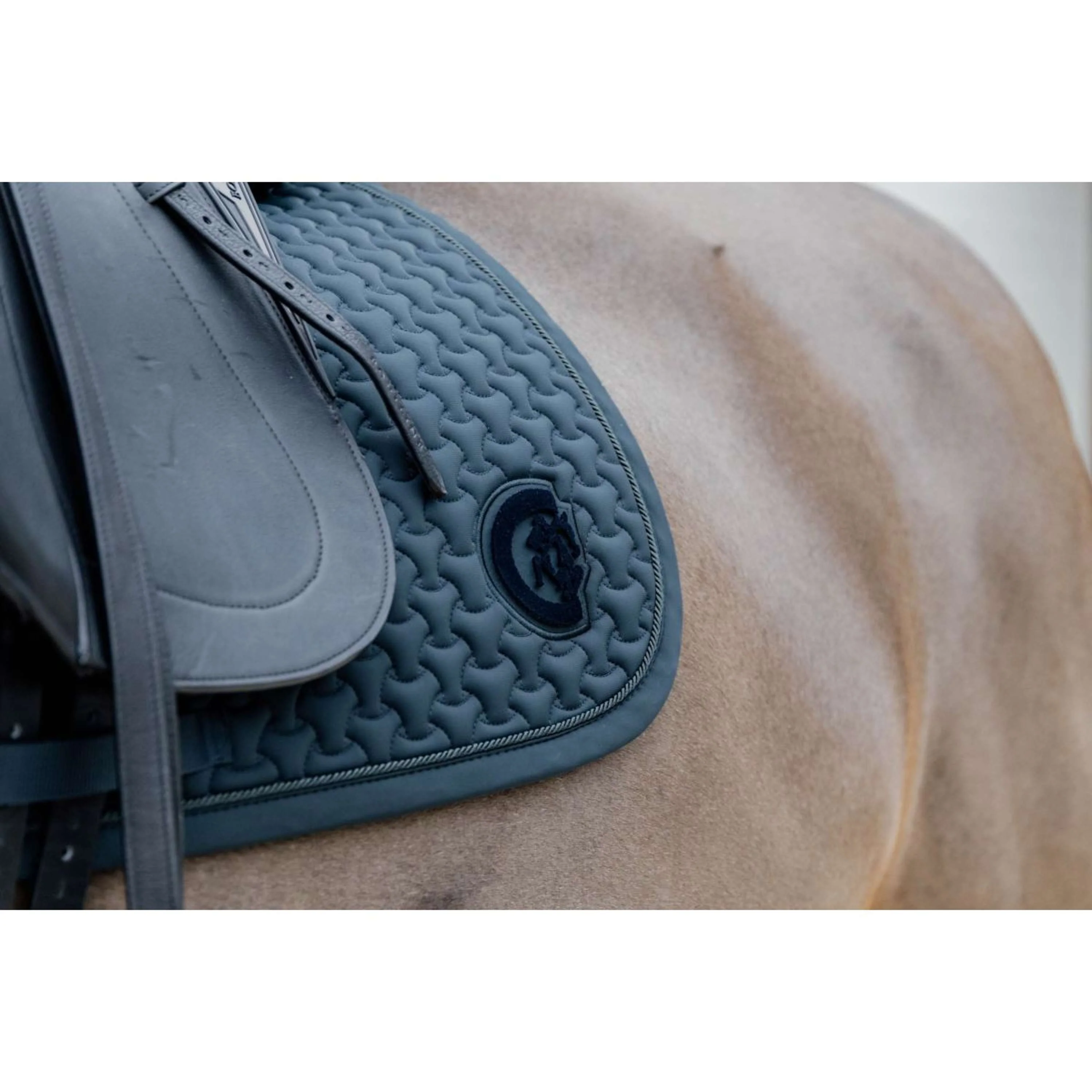 Kentucky Schabracke Plaited 3D Logo Dressur Pine Green - Image 5