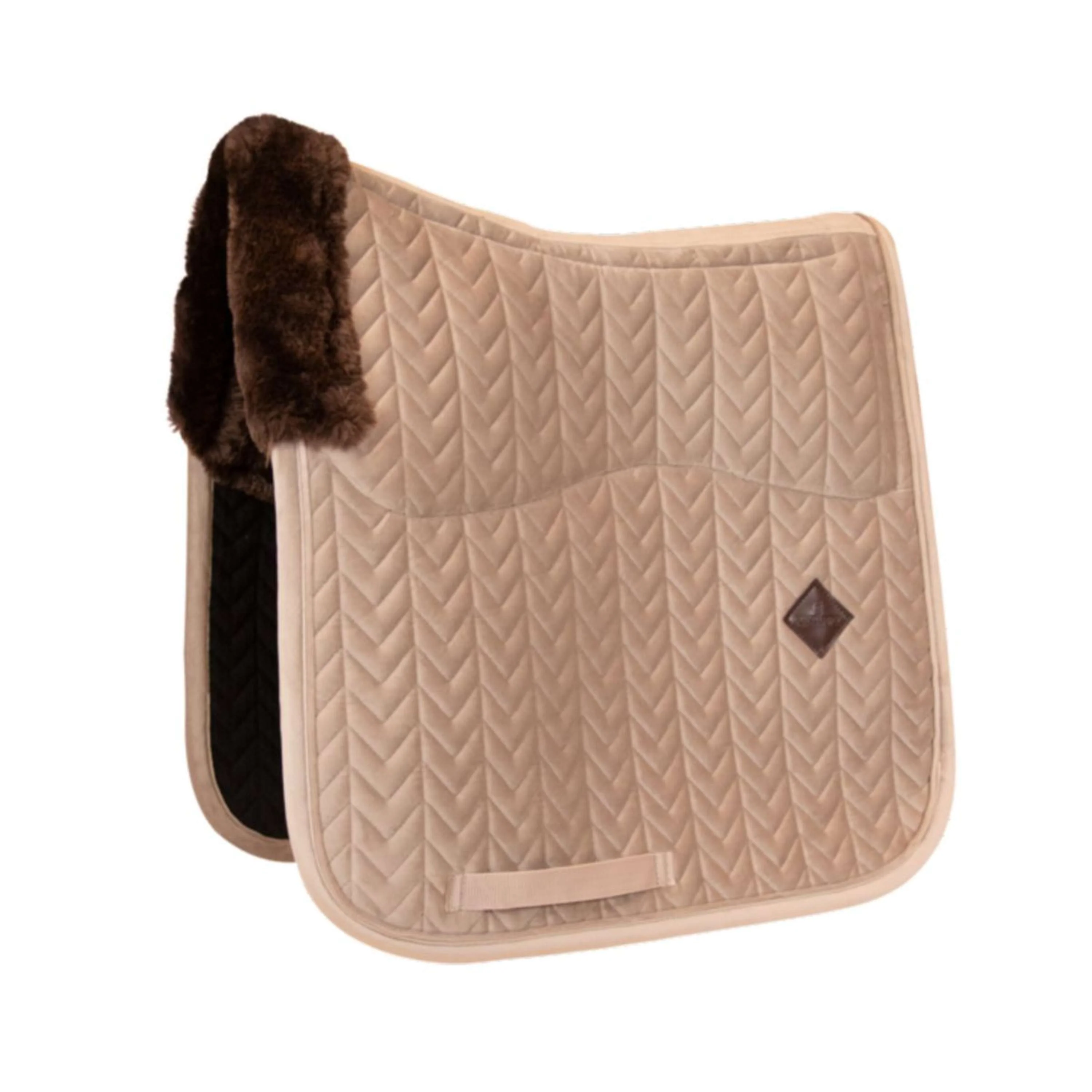 Kentucky Schabracke Skin Friendly Velvet Dressur Beige - Image 5
