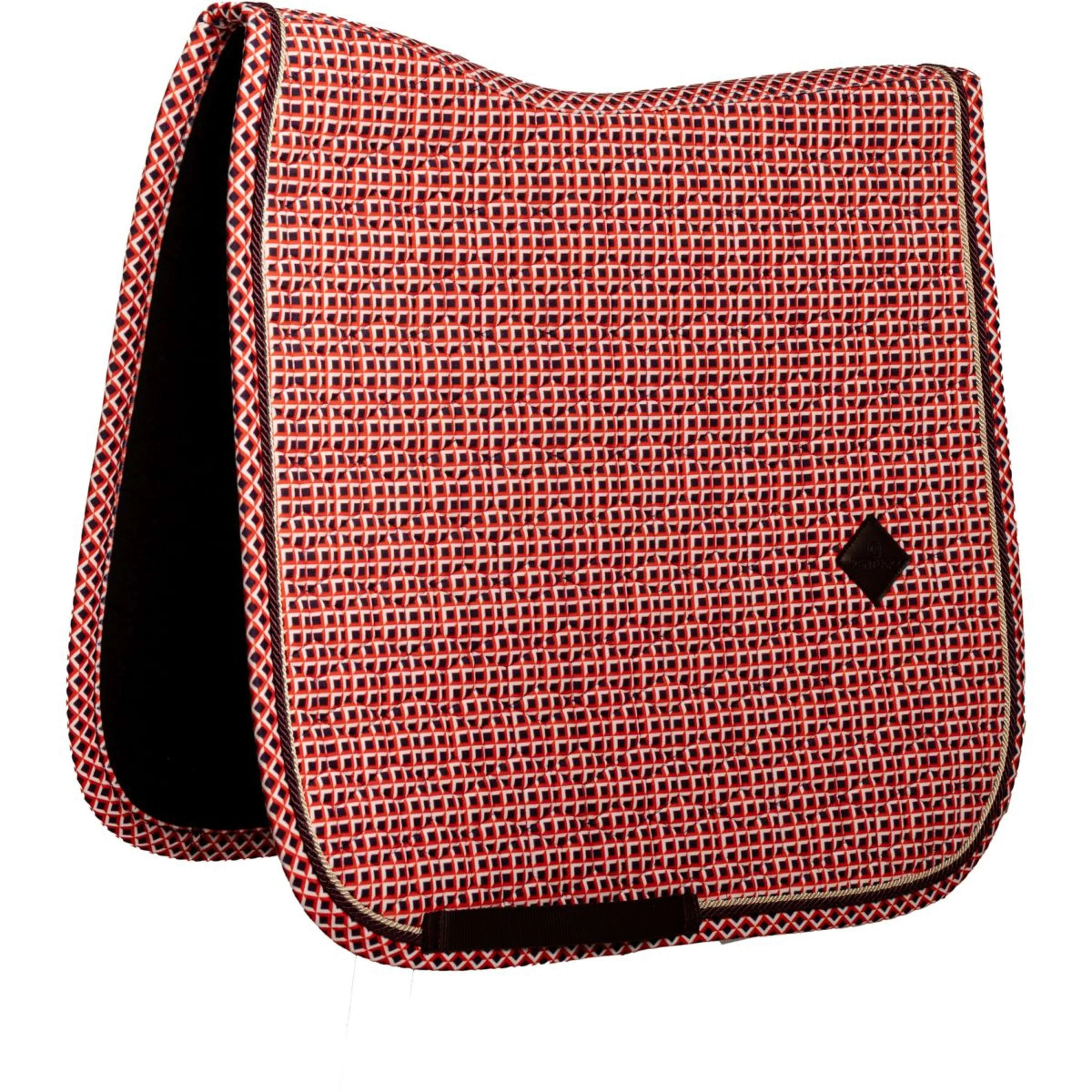 Kentucky Schabracke Velvet Check Dressur Violett