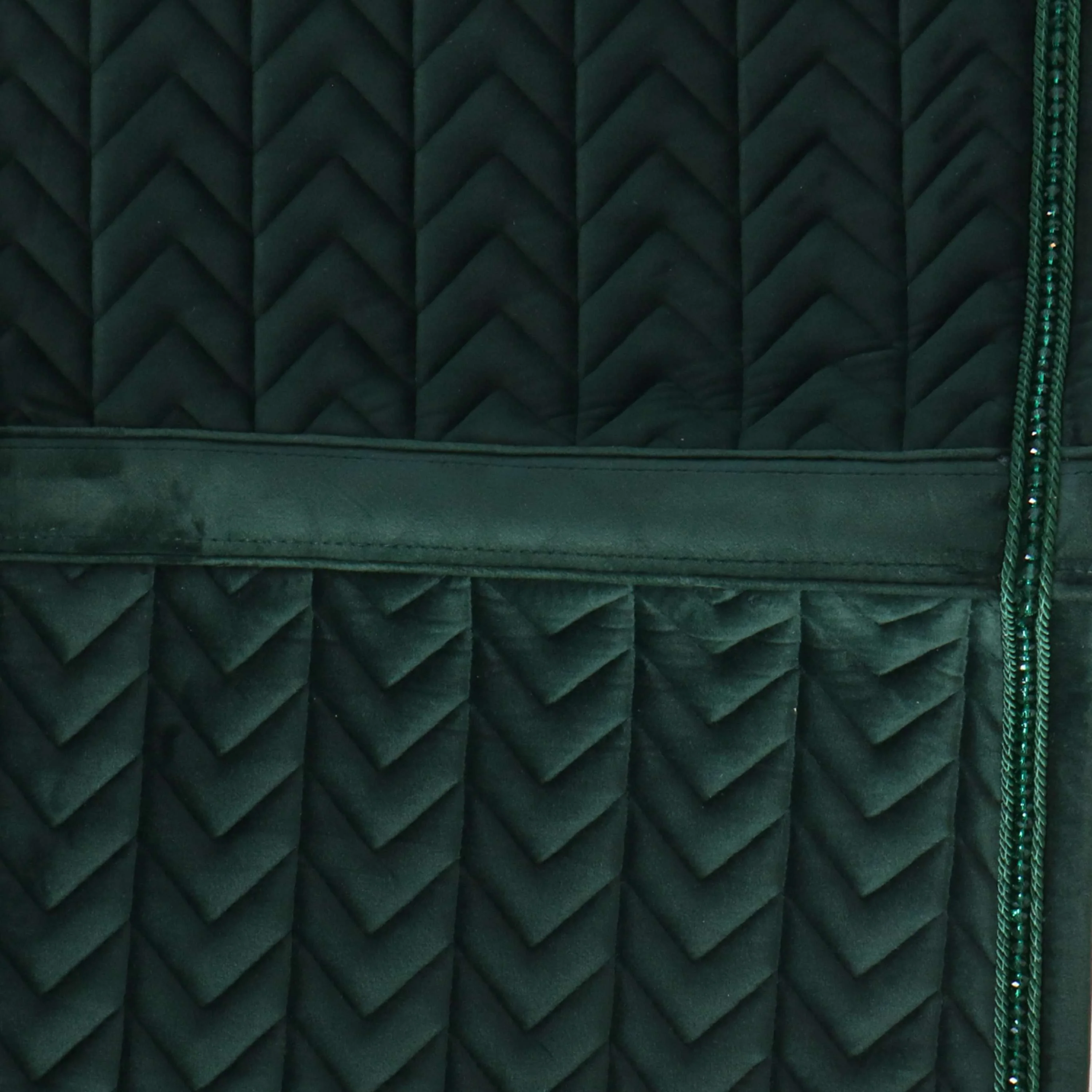 Kentucky Schabracke Velvet Pearls Dressur Pine Green - Image 12