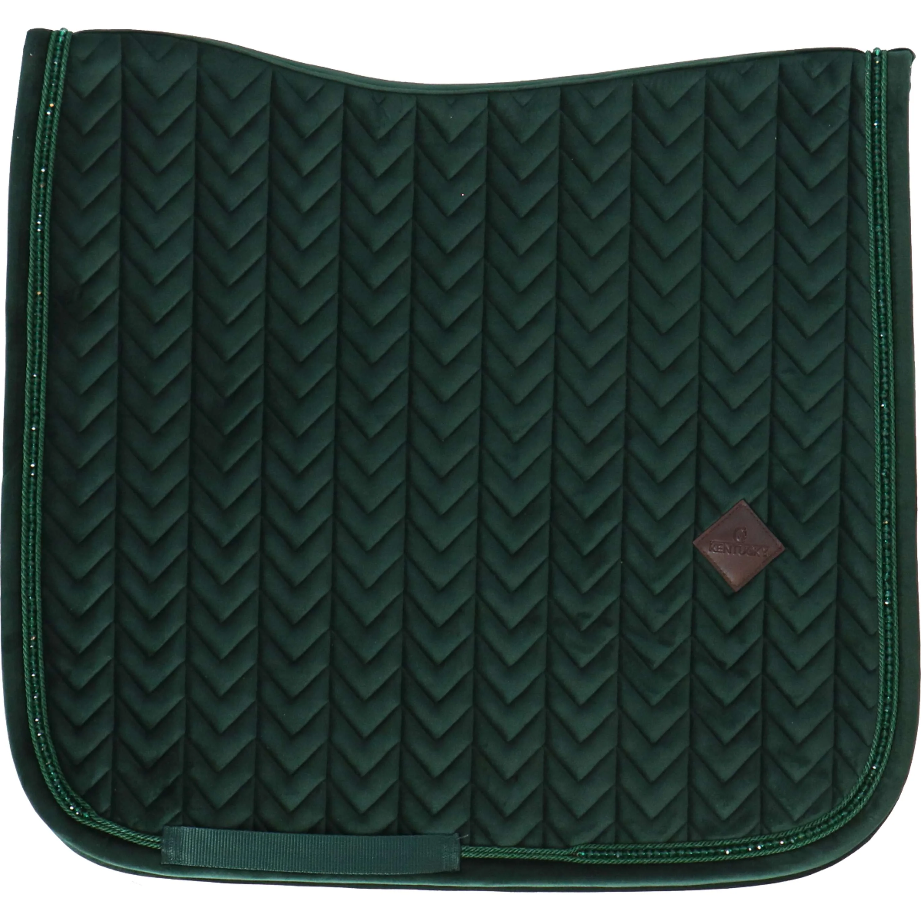 Kentucky Schabracke Velvet Pearls Dressur Pine Green - Image 7