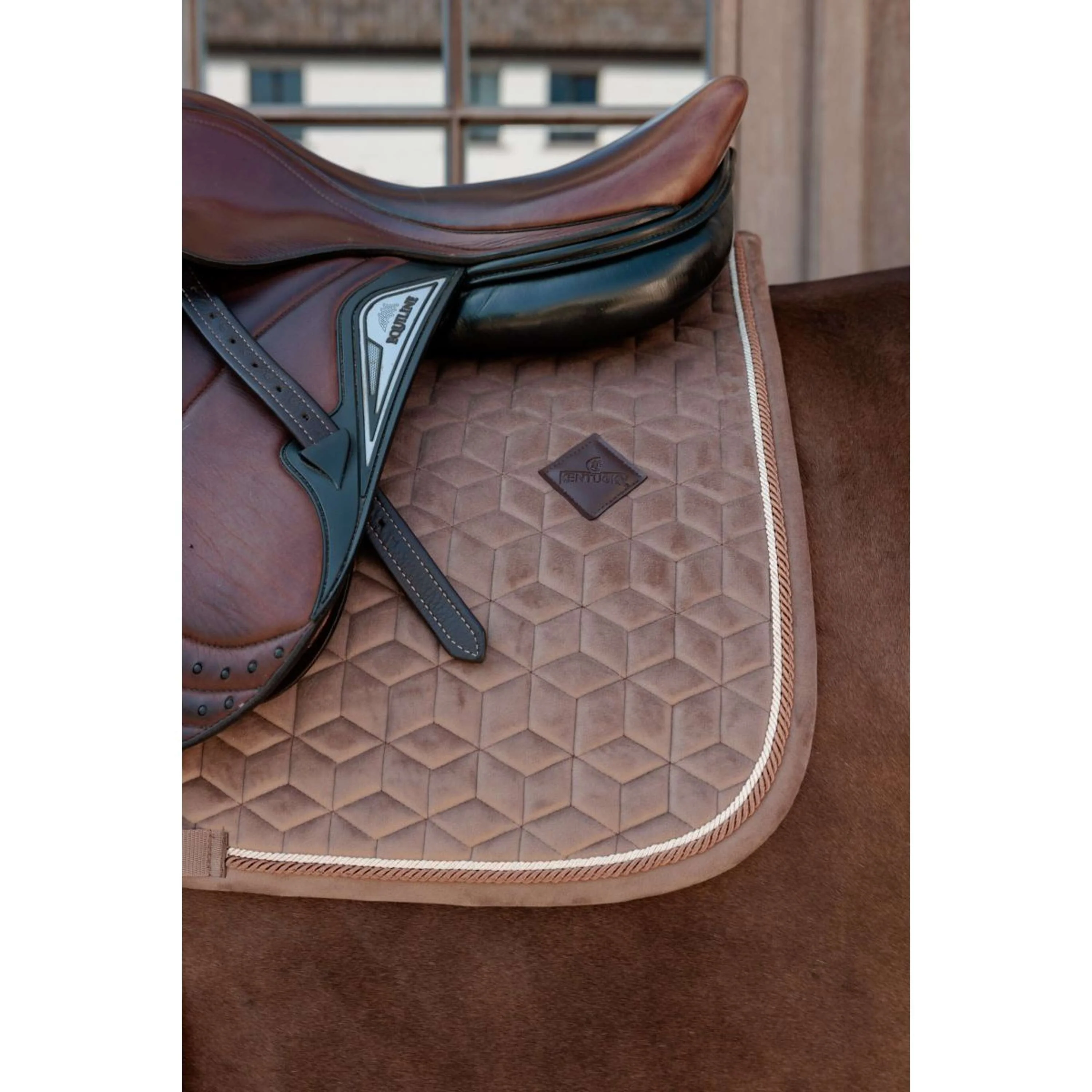 Kentucky Schabracke Velvet Springen Beige - Image 5