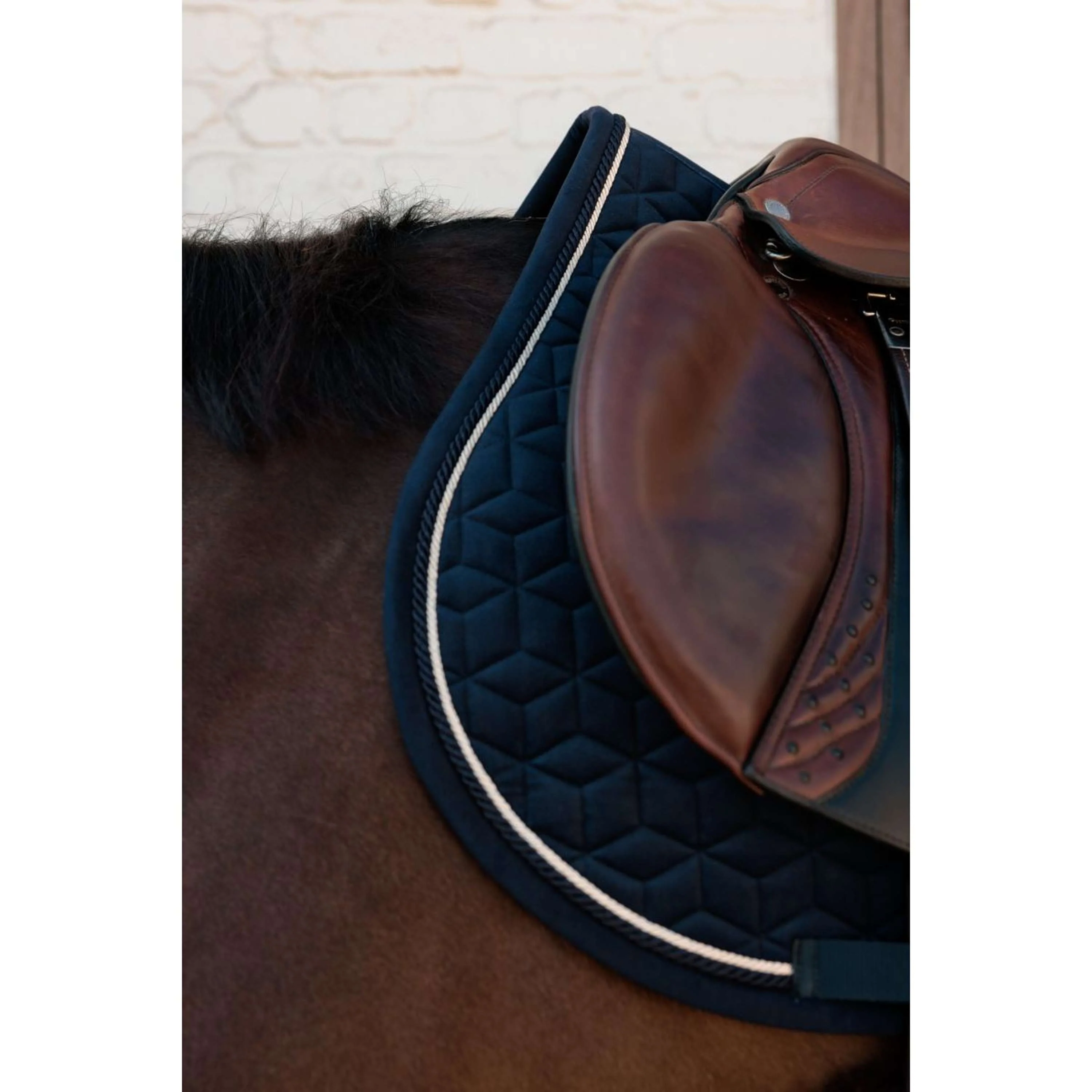 Kentucky Schabracke Velvet Springen Dark Navy - Image 3