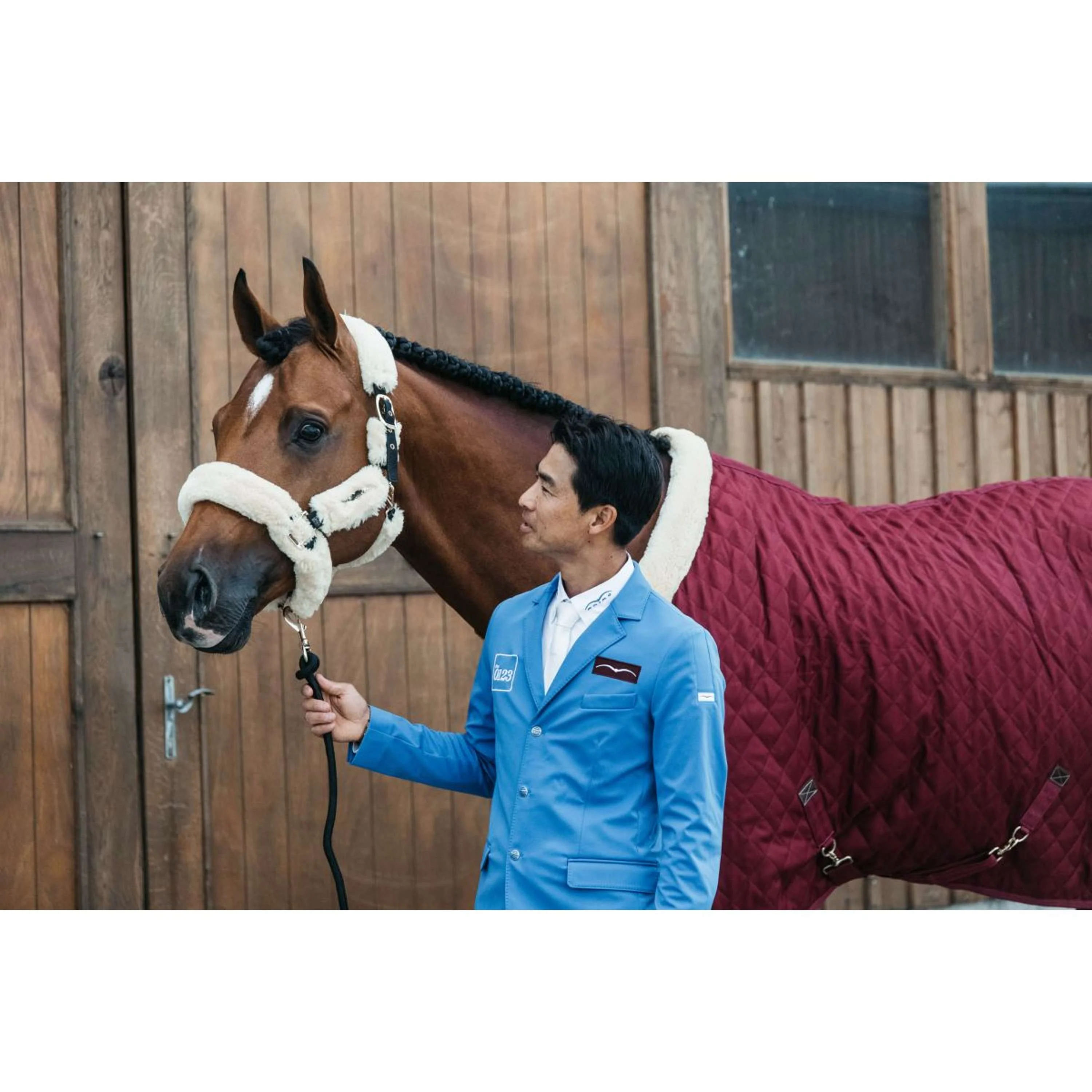 Kentucky Showdecke 160g Bordeaux - Image 7