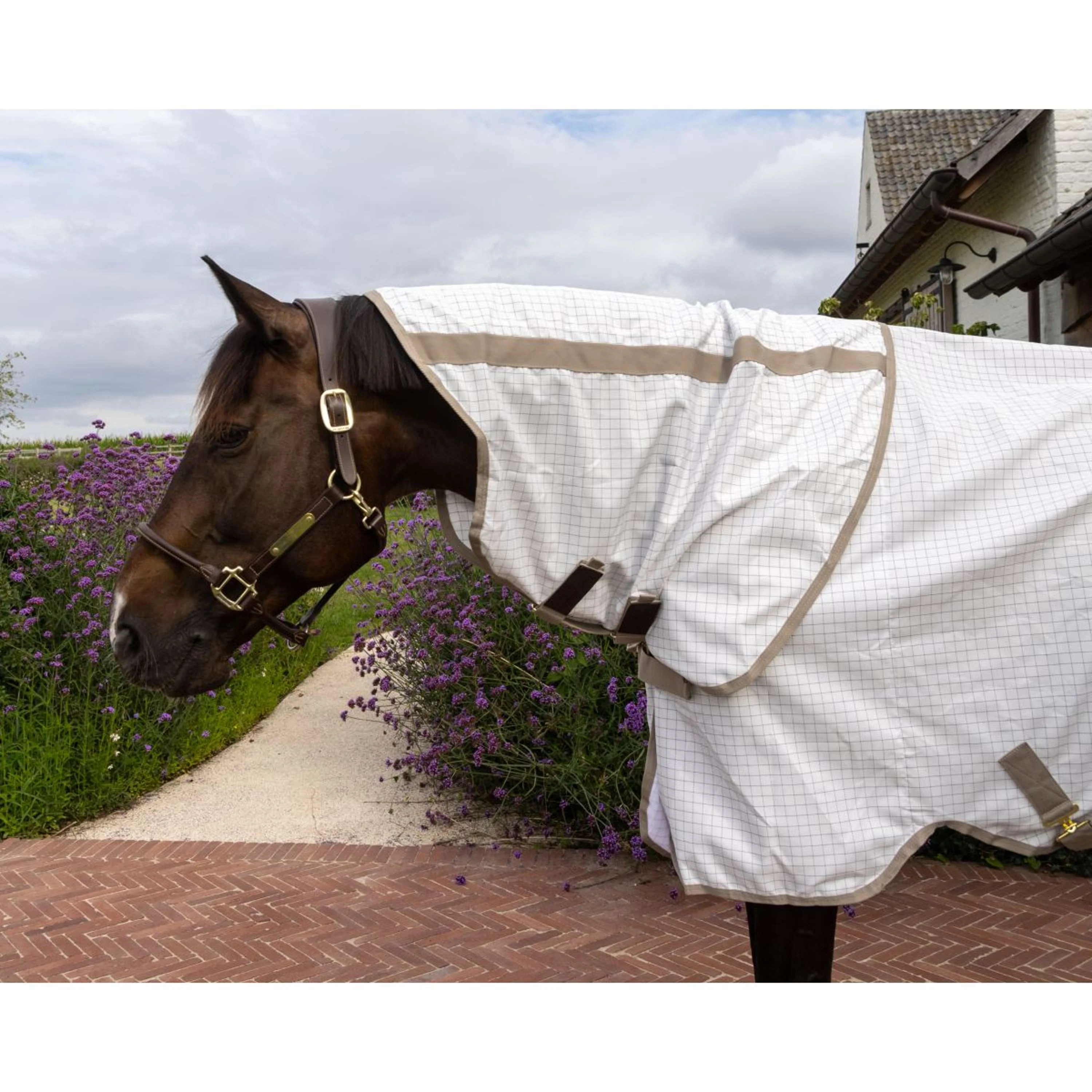 Kentucky Sommerdecke Sweet Itch Comfort Weiß/Beige - Image 3