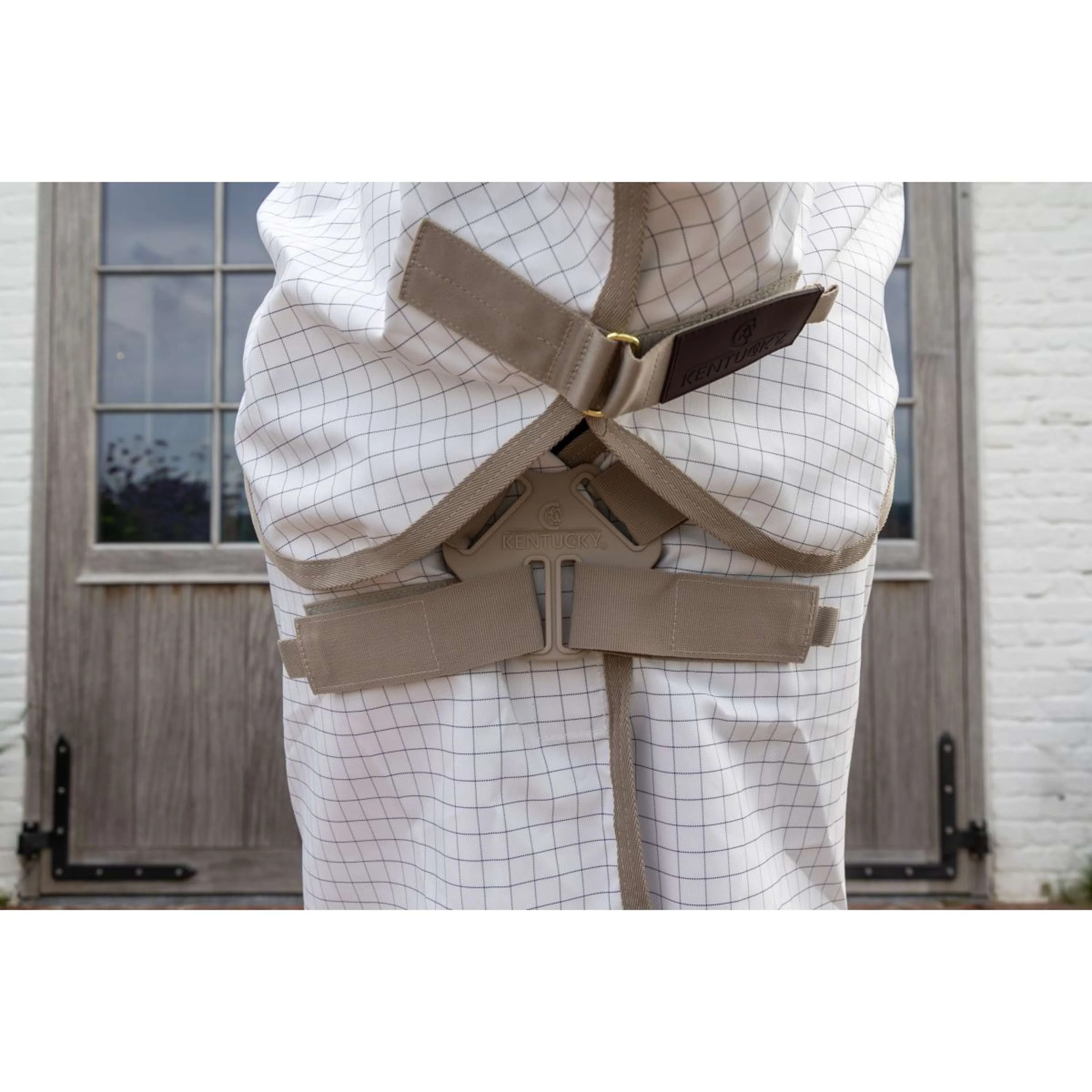 Kentucky Sommerdecke Sweet Itch Comfort Weiß/Beige - Image 4
