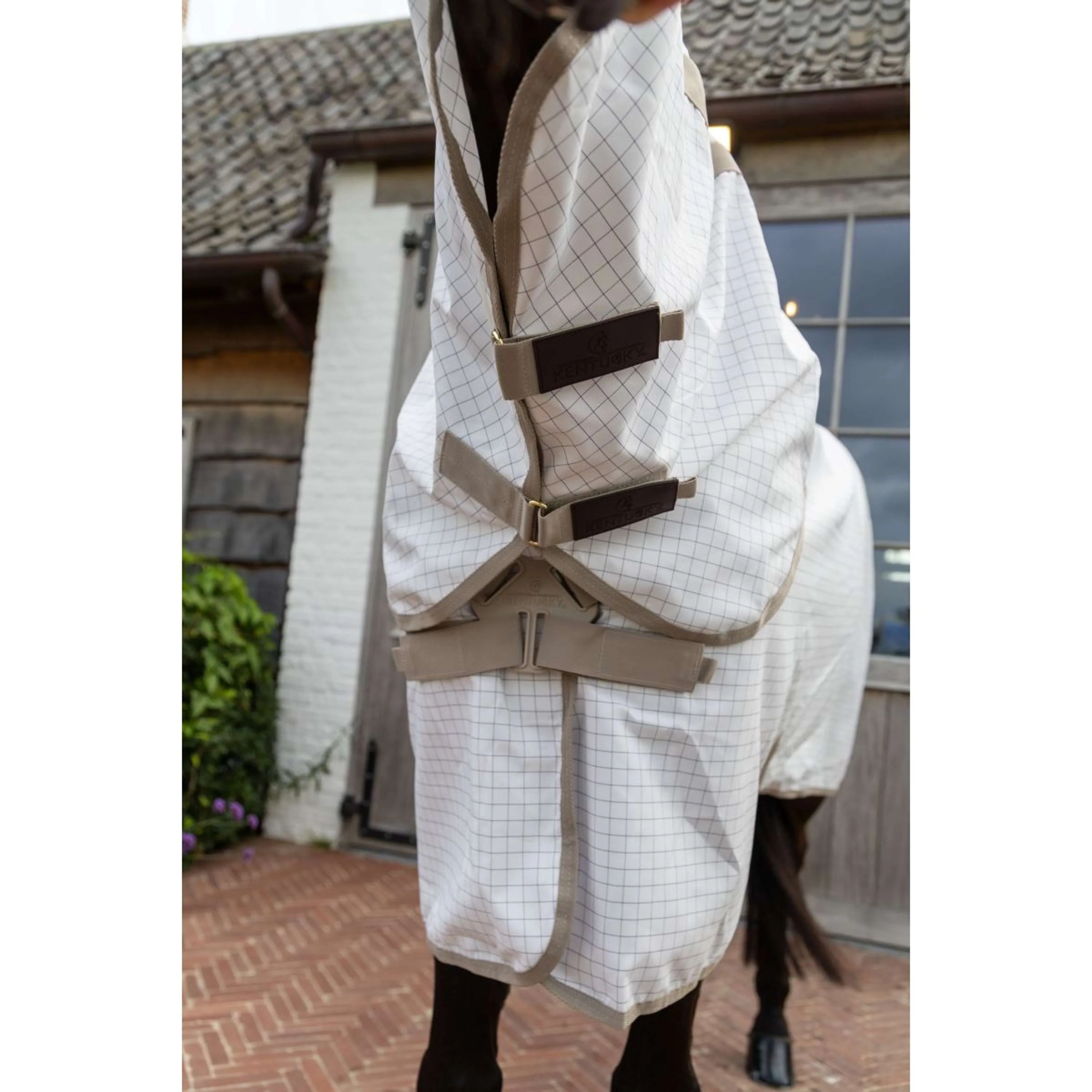Kentucky Sommerdecke Sweet Itch Comfort Weiß/Beige - Image 5
