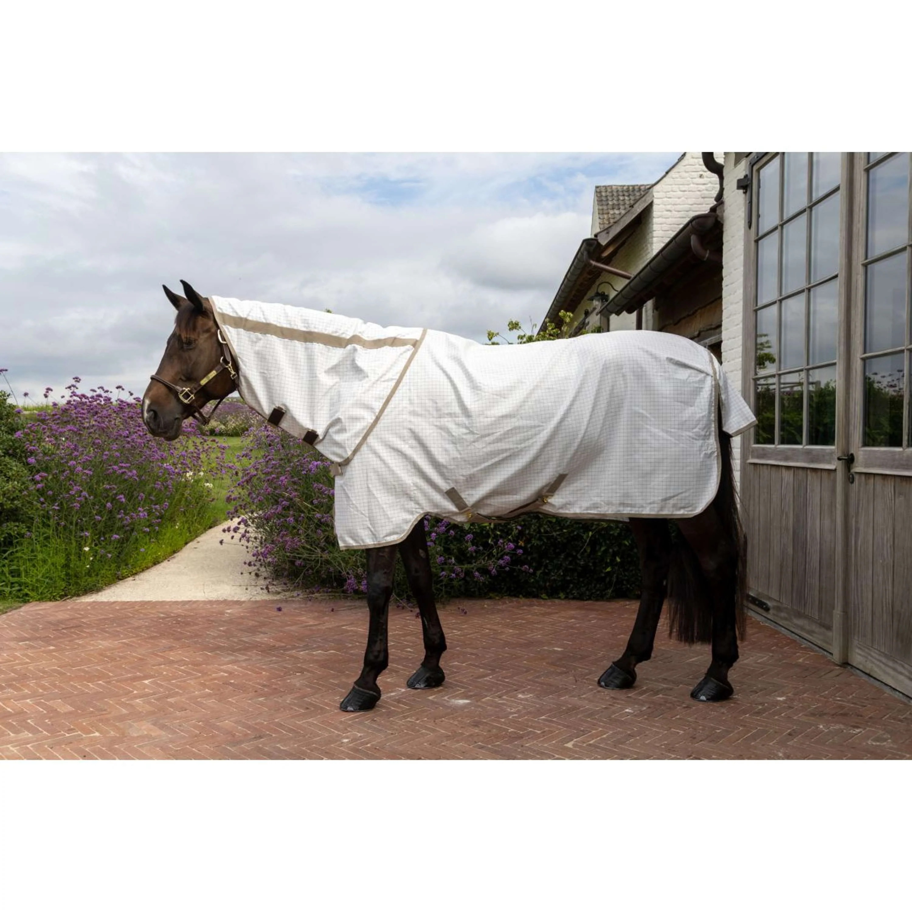 Kentucky Sommerdecke Sweet Itch Comfort Weiß/Beige - Image 8