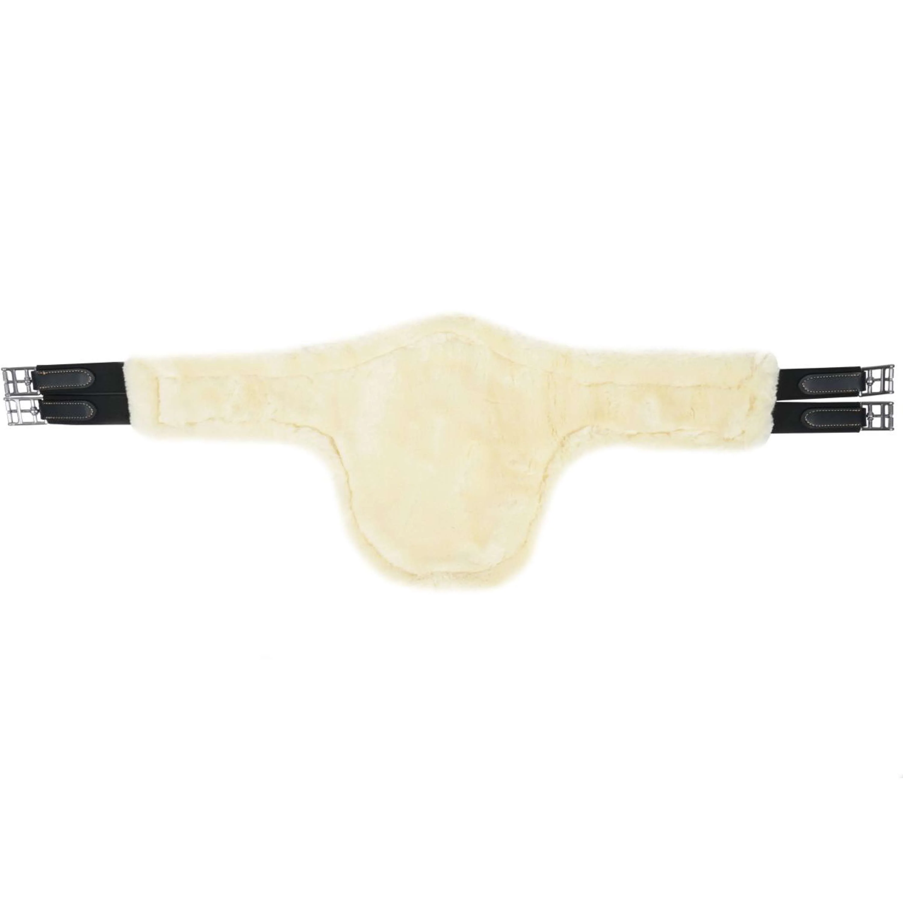 Kentucky Spring Sattelgurt Sheepskin Stud Schwarz - Image 2