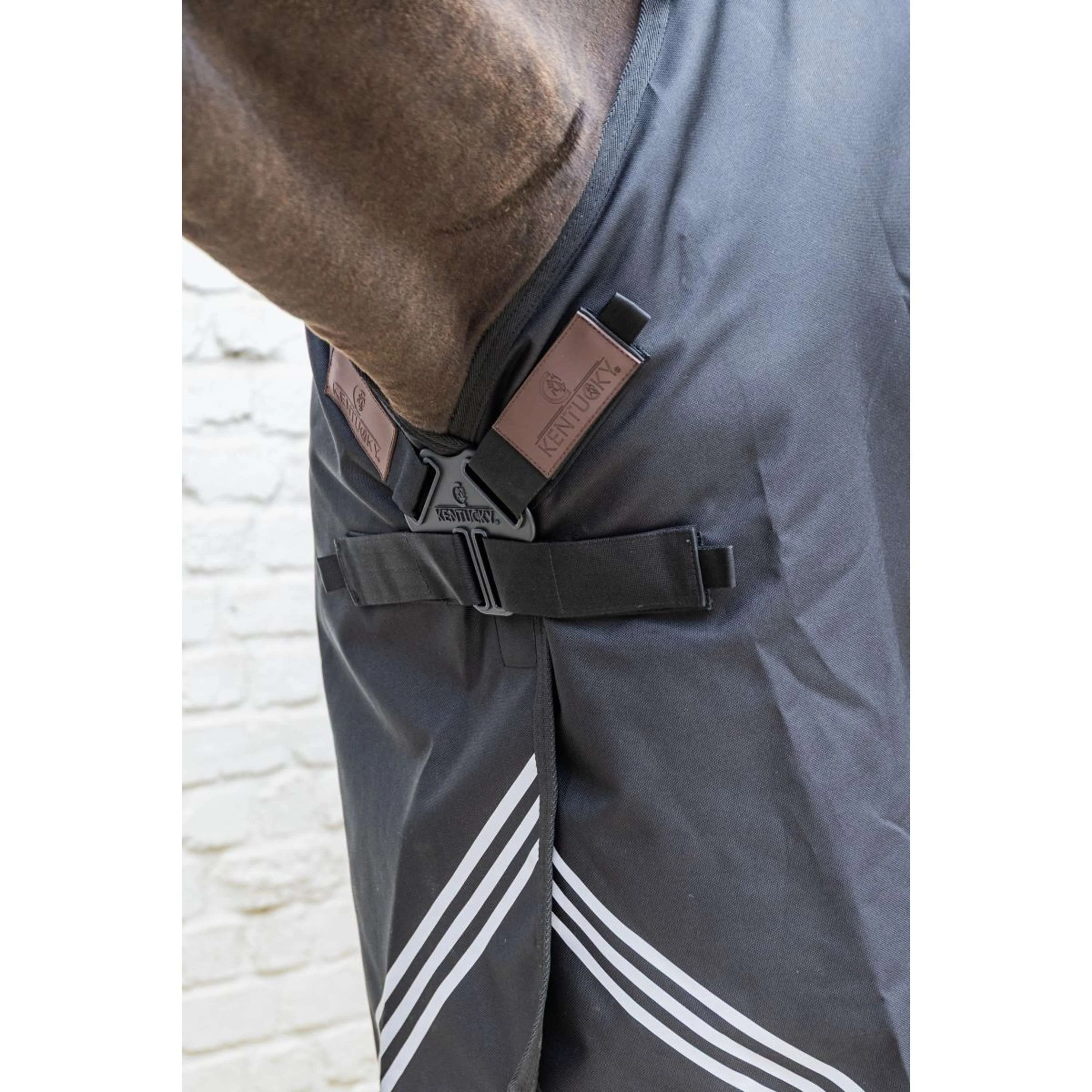 Kentucky Turnout Rug All Weather Comfort Waterproof 100g Schwarz - Image 3