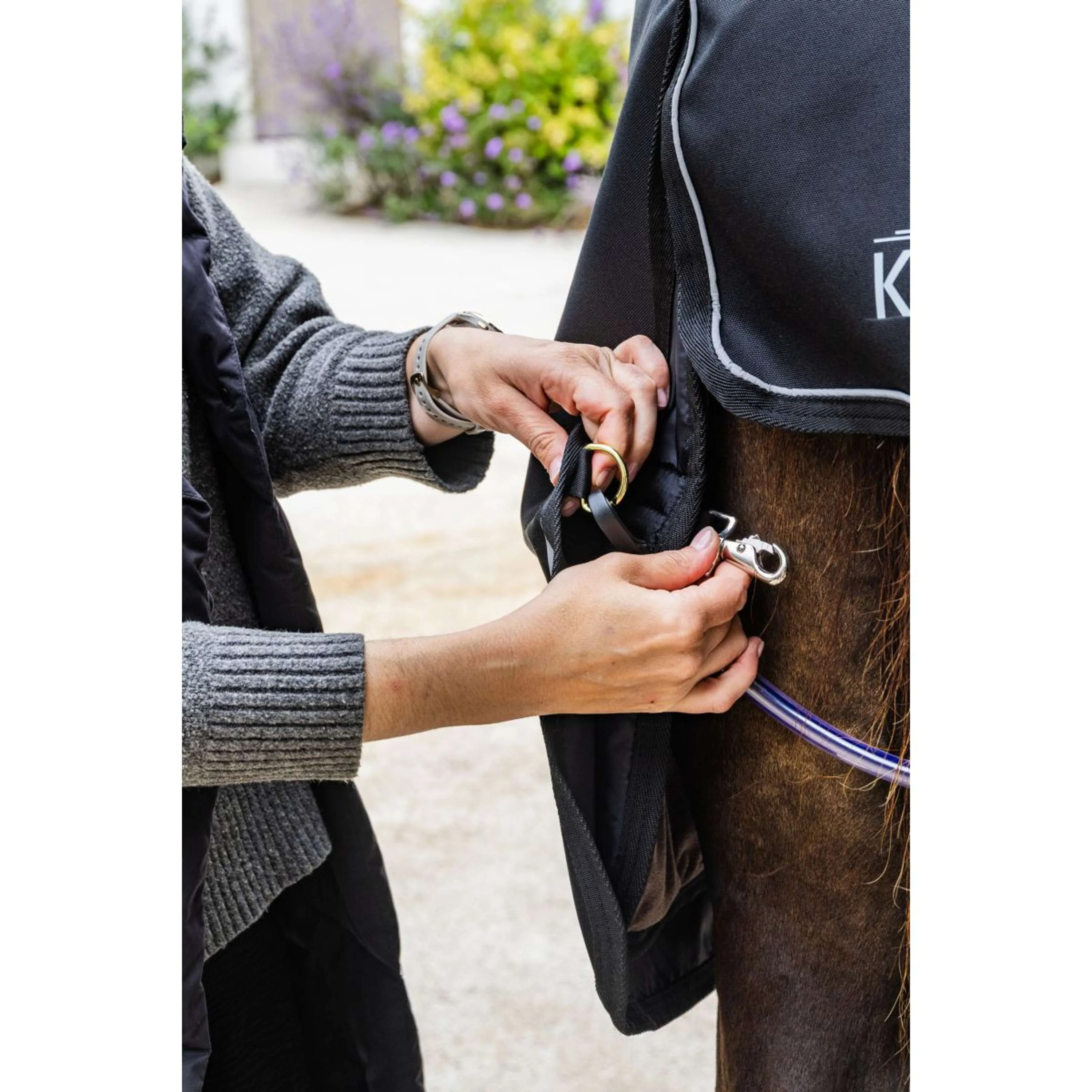 Kentucky Turnout Rug All Weather Comfort Waterproof 100g Schwarz - Image 6