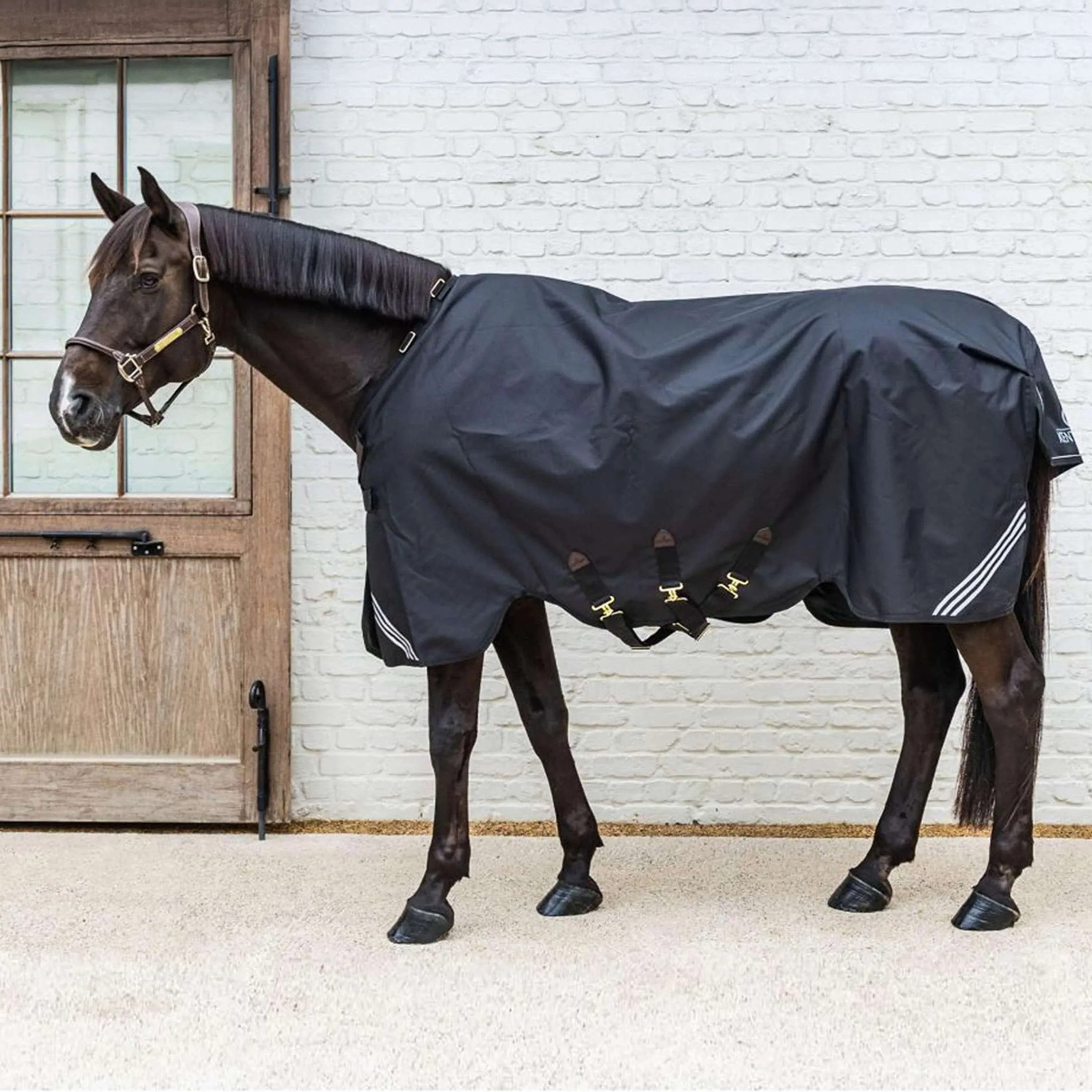 Kentucky Turnout Rug All Weather Comfort Waterproof 400g Schwarz