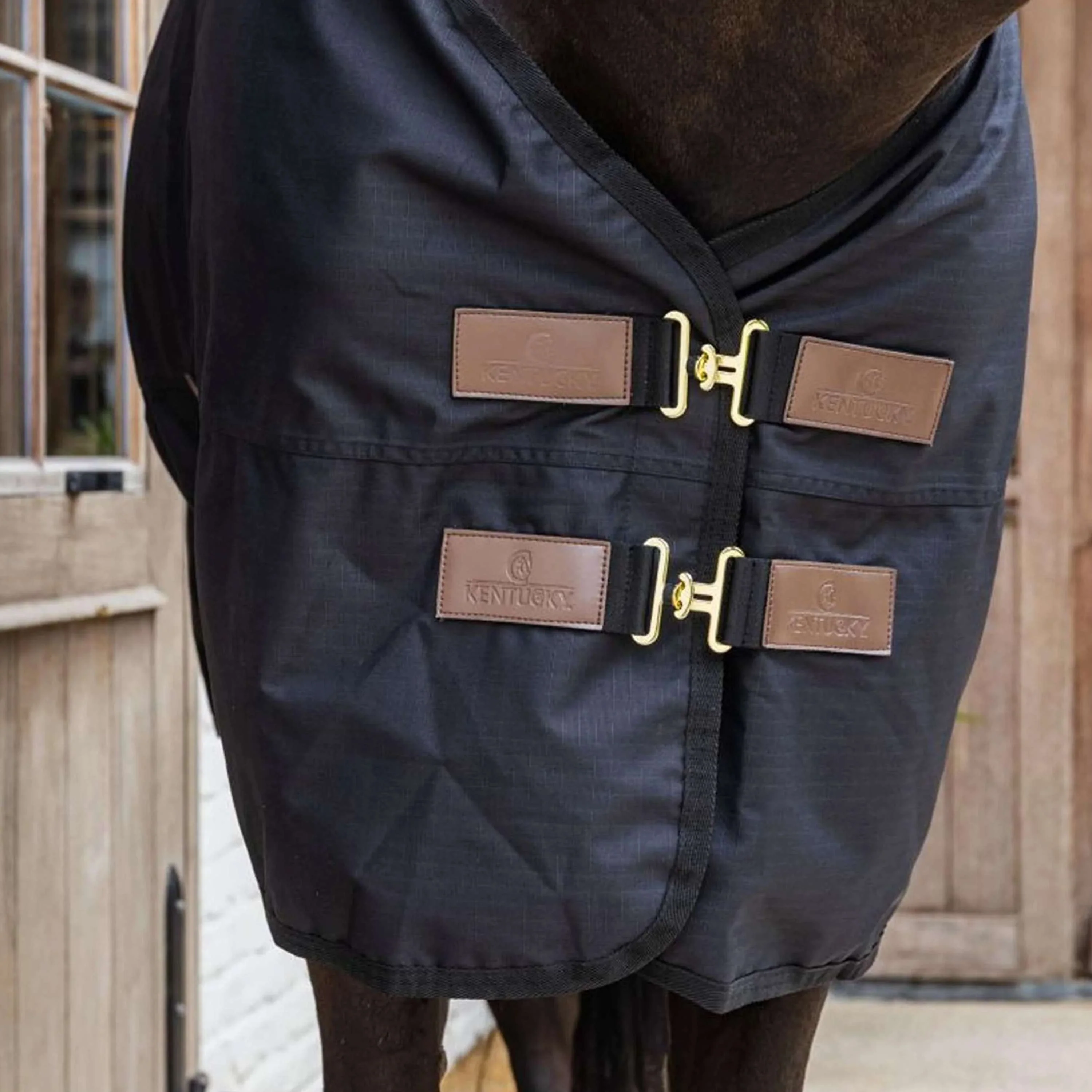 Kentucky Turnout Rug All Weather Waterproof Classic 0g Schwarz - Image 2